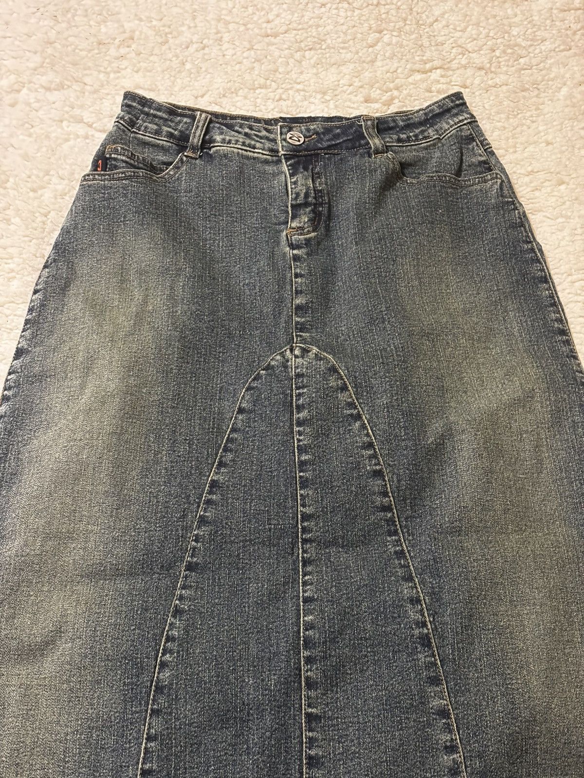 Other Denim skirt2435 Size 24" / US 00 / IT 34 - 2 Thumbnail