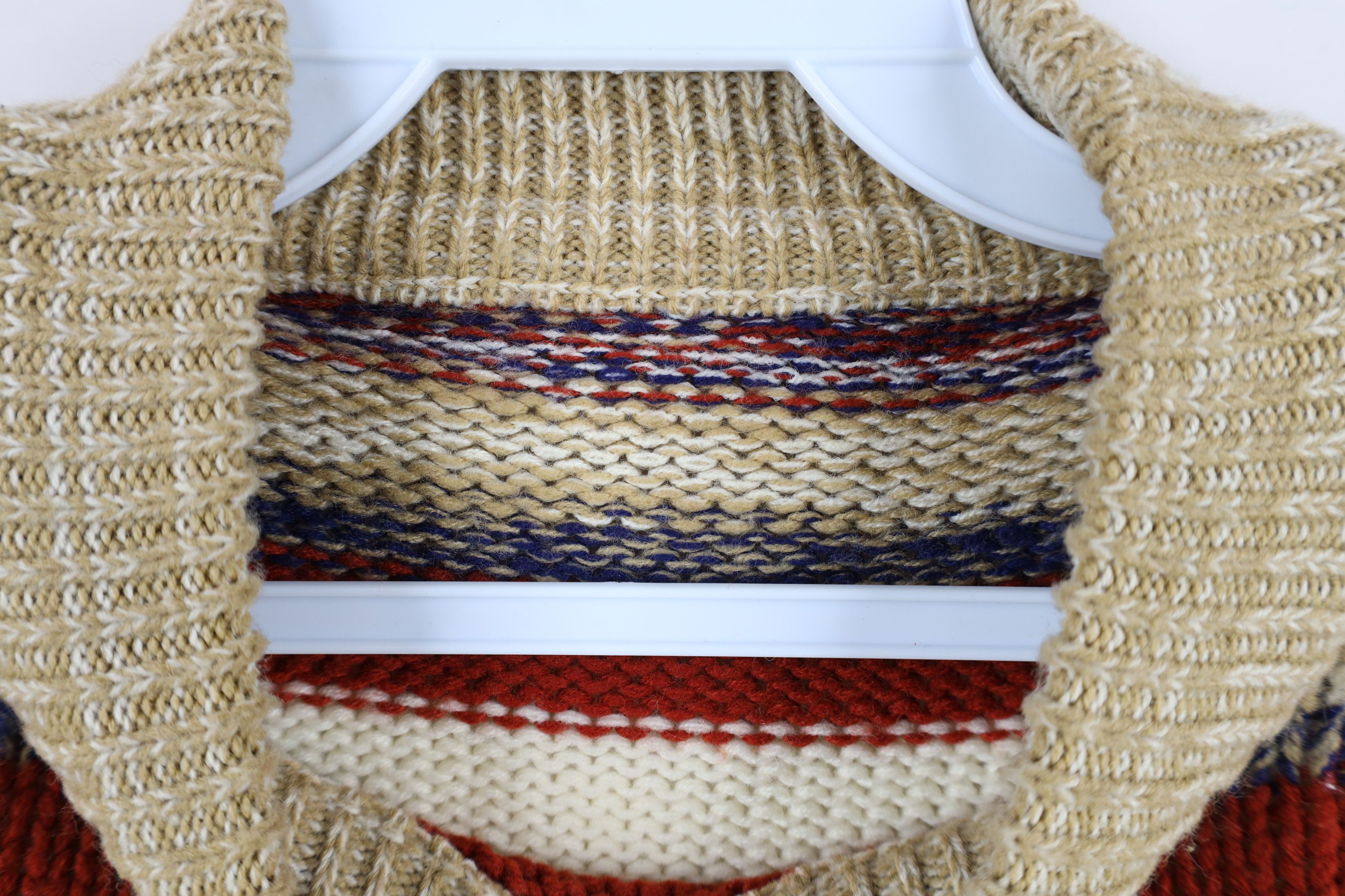 Vintage Vintage 70s Mid Century Modern MCM Cable Knit Sweater USA Size US M / EU 48-50 / 2 - 6 Thumbnail