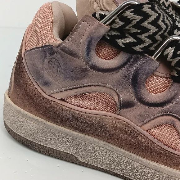 Lanvin Lanvin Men's Curb Chunky Distressed Sneakers - EU43/US10 Size US 10 / EU 43 - 10 Thumbnail