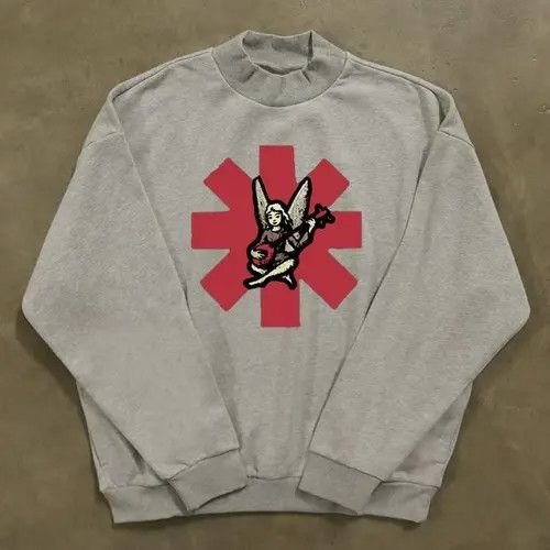 Japanese Brand × Vintage Grey Washed Vintage Band Print Sweatshirt Size US L / EU 52-54 / 3 - 1 Thumbnail