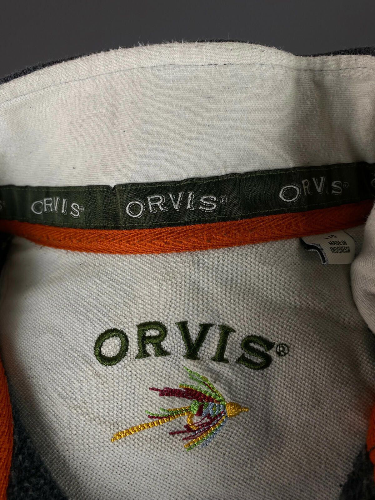 Orvis Men Orvis Gray High Neck 1/4 Zip Long Sleeve Sweater Size L Size US L / EU 52-54 / 3 - 8 Thumbnail