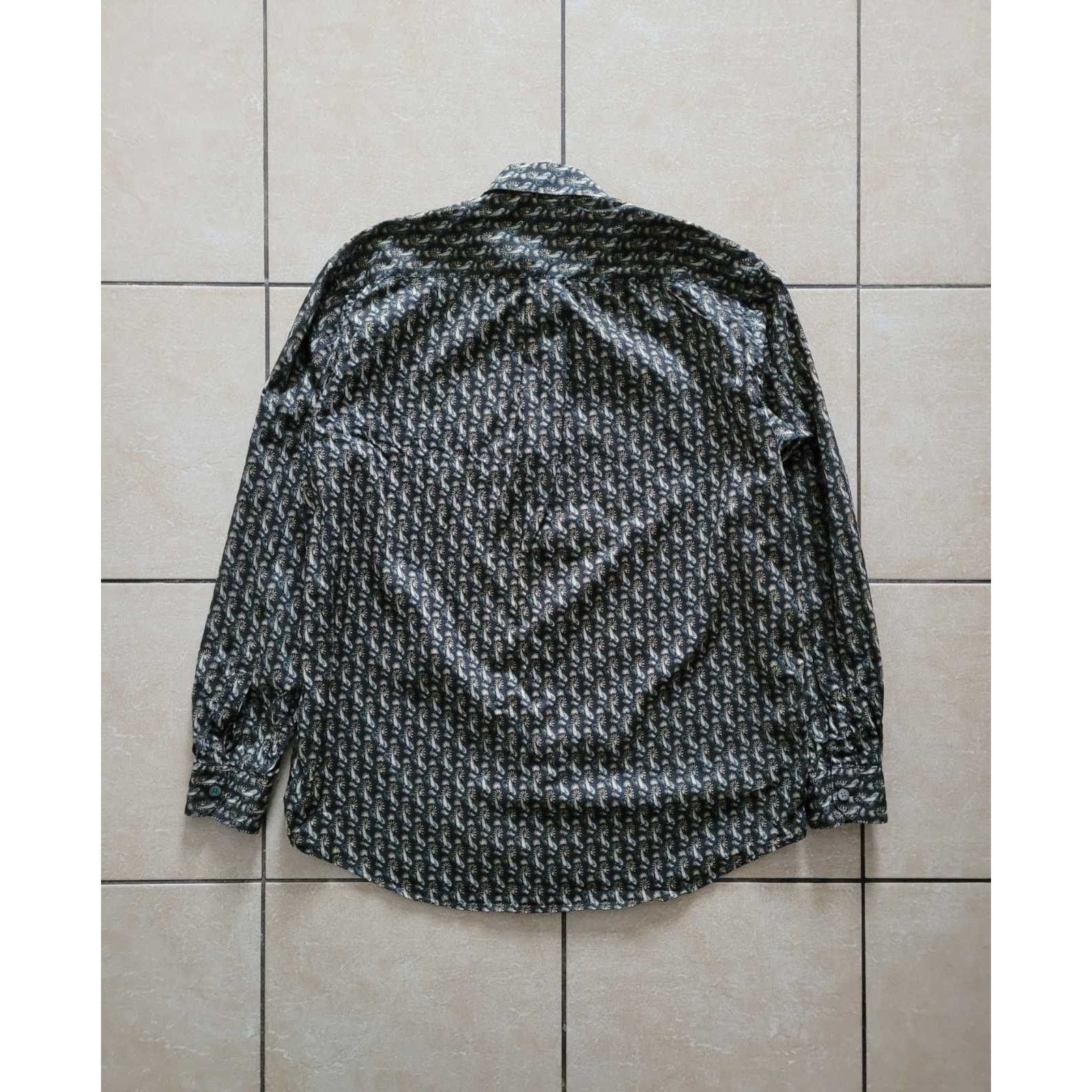 Our Legacy Our Legacy initial shirt reversed green paisley Size US M / EU 48-50 / 2 - 9 Thumbnail