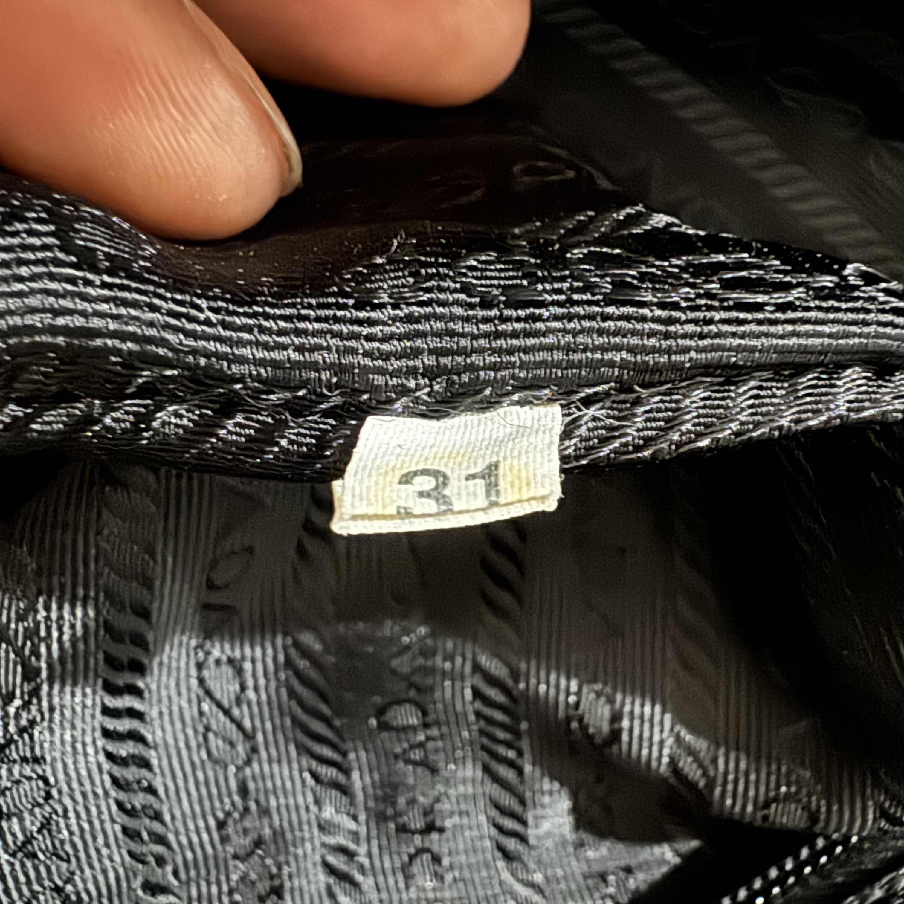 Prada Prada Black Nylon Tote Bag w/ Lock & Key Size ONE SIZE - 6 Preview
