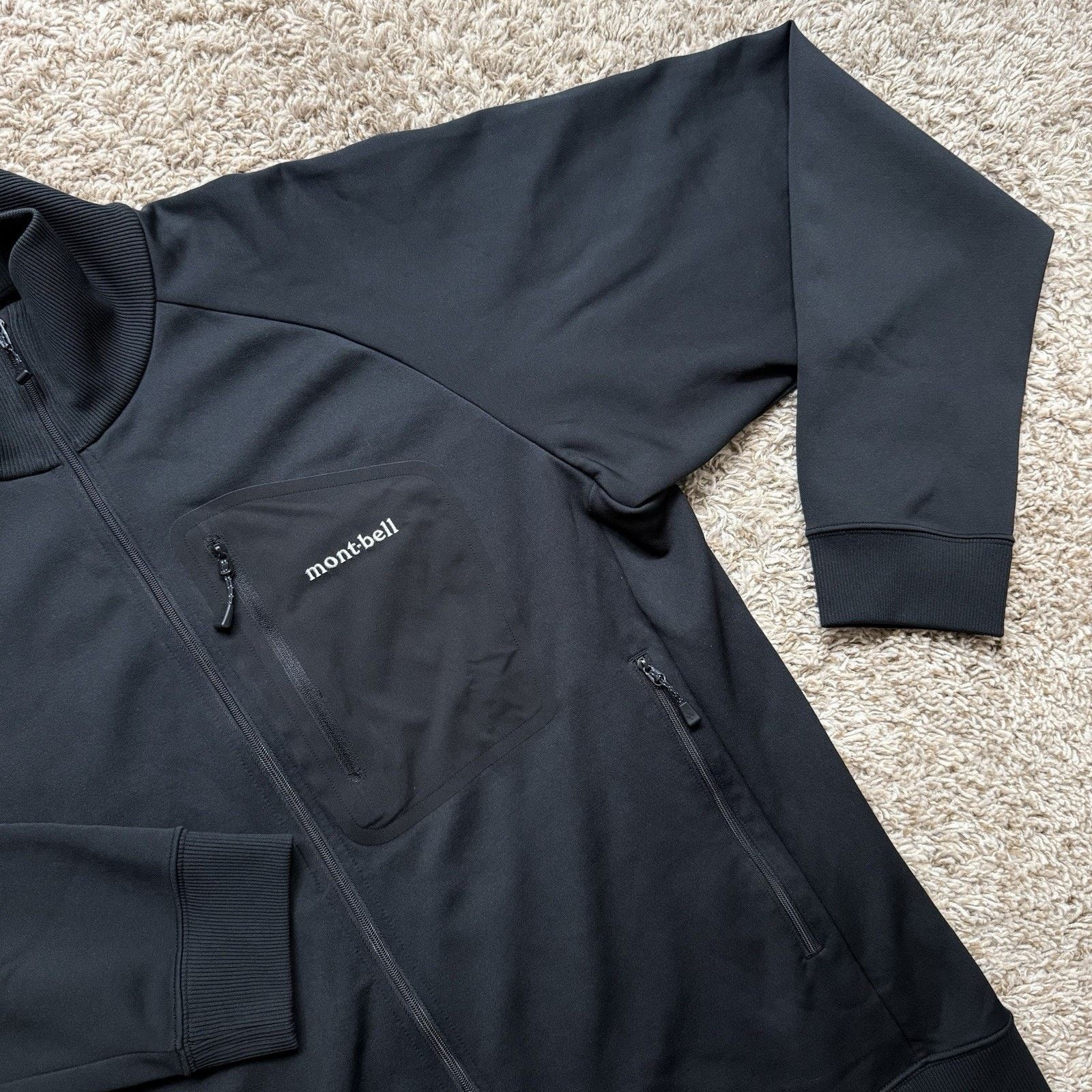 Montbell Mont Bell Mountain Jersey Jacket Full Zip Black 1114390 XL Size US XL / EU 56 / 4 - 5 Thumbnail