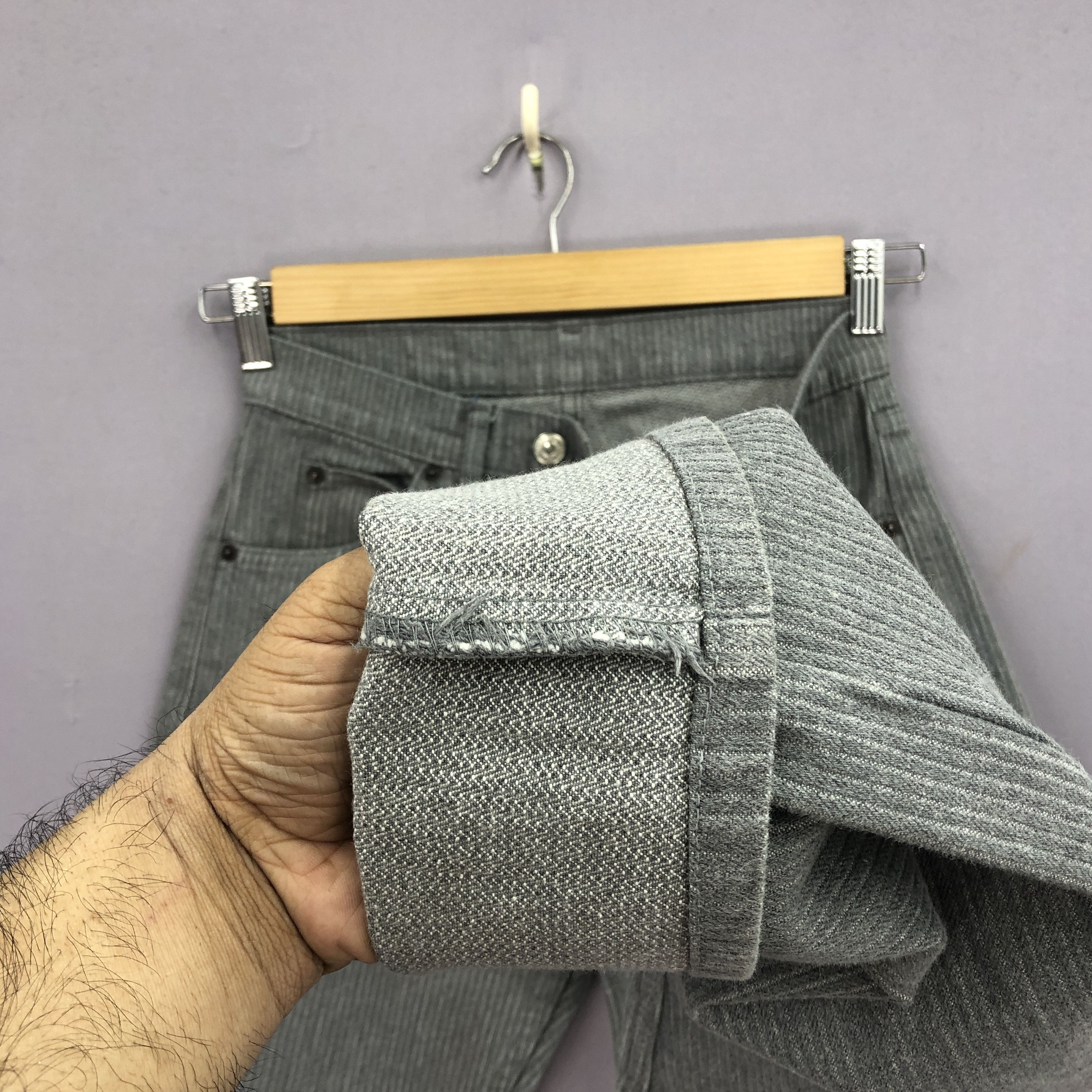 Levi's Vintage Levis 505 Jeans Y2K Levi's Hickory White Tabs Denim Size 26" / US 2 / IT 38 - 8 Thumbnail