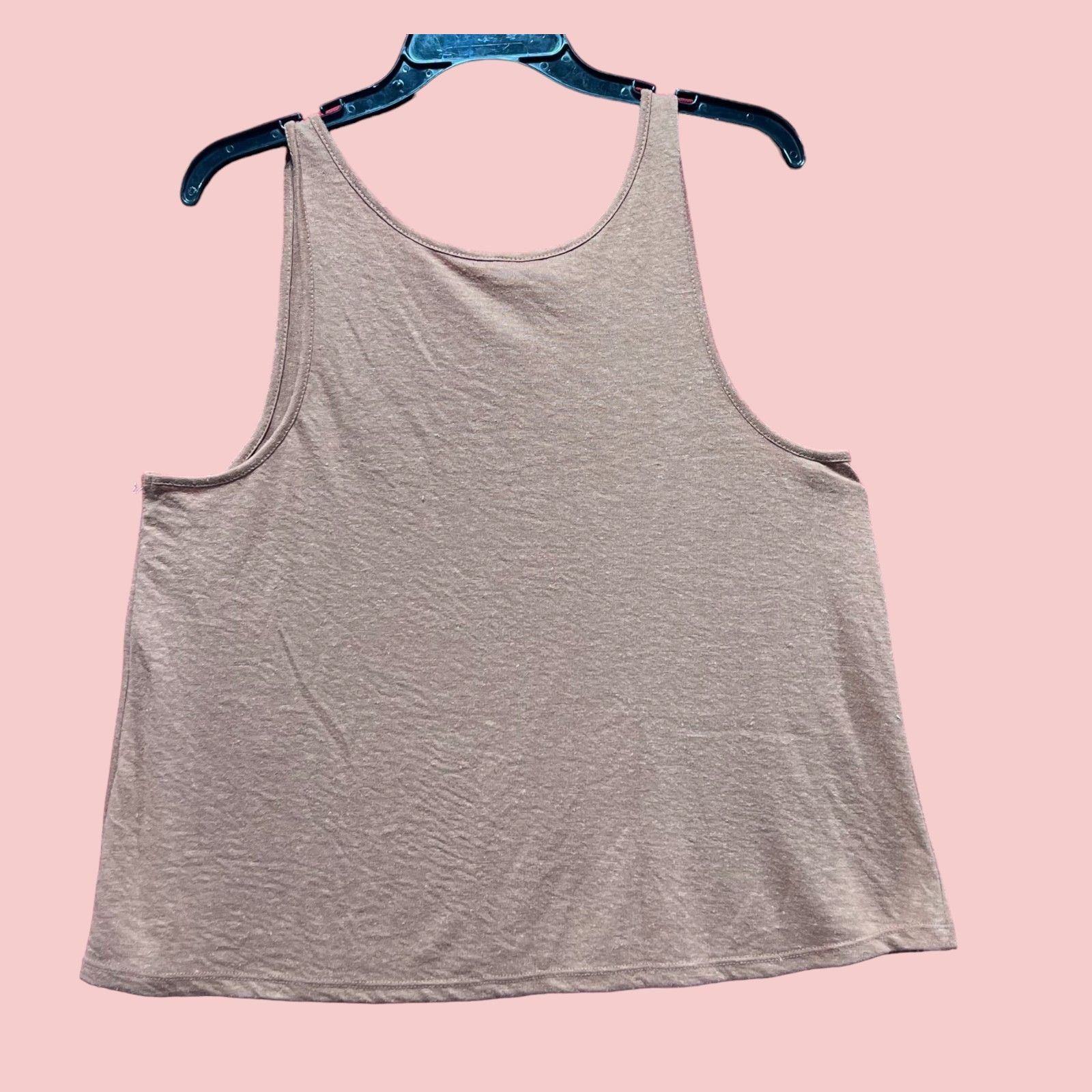 Other Stra Above - Women's Slot Knit Tank Top - Brown - Large Size L / US 10 / IT 46 - 4 Thumbnail