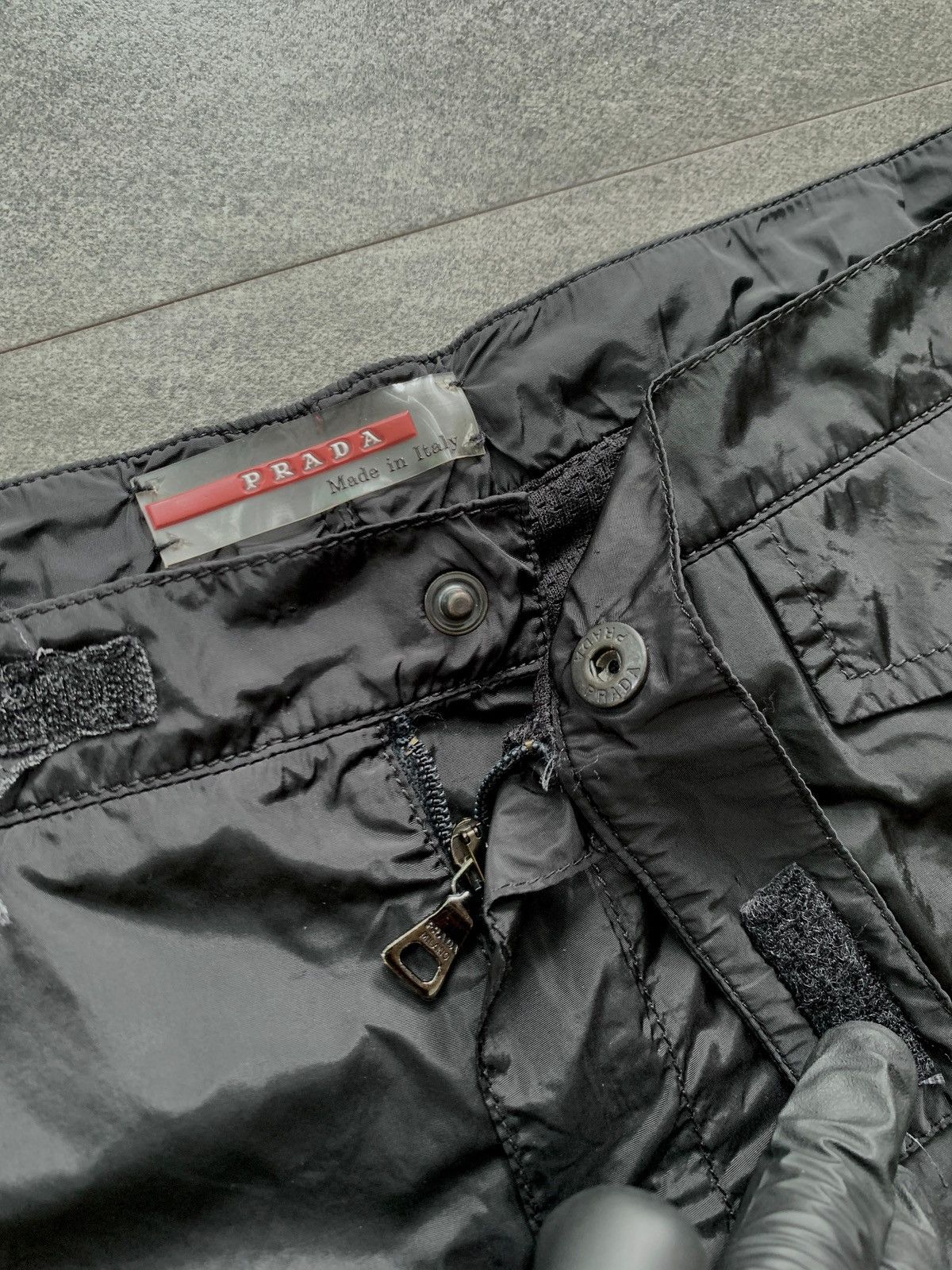 Prada FREE TAX! 2000s Red Tab Swim Trunk/Shorts Size US 36 / EU 52 - 6 Thumbnail