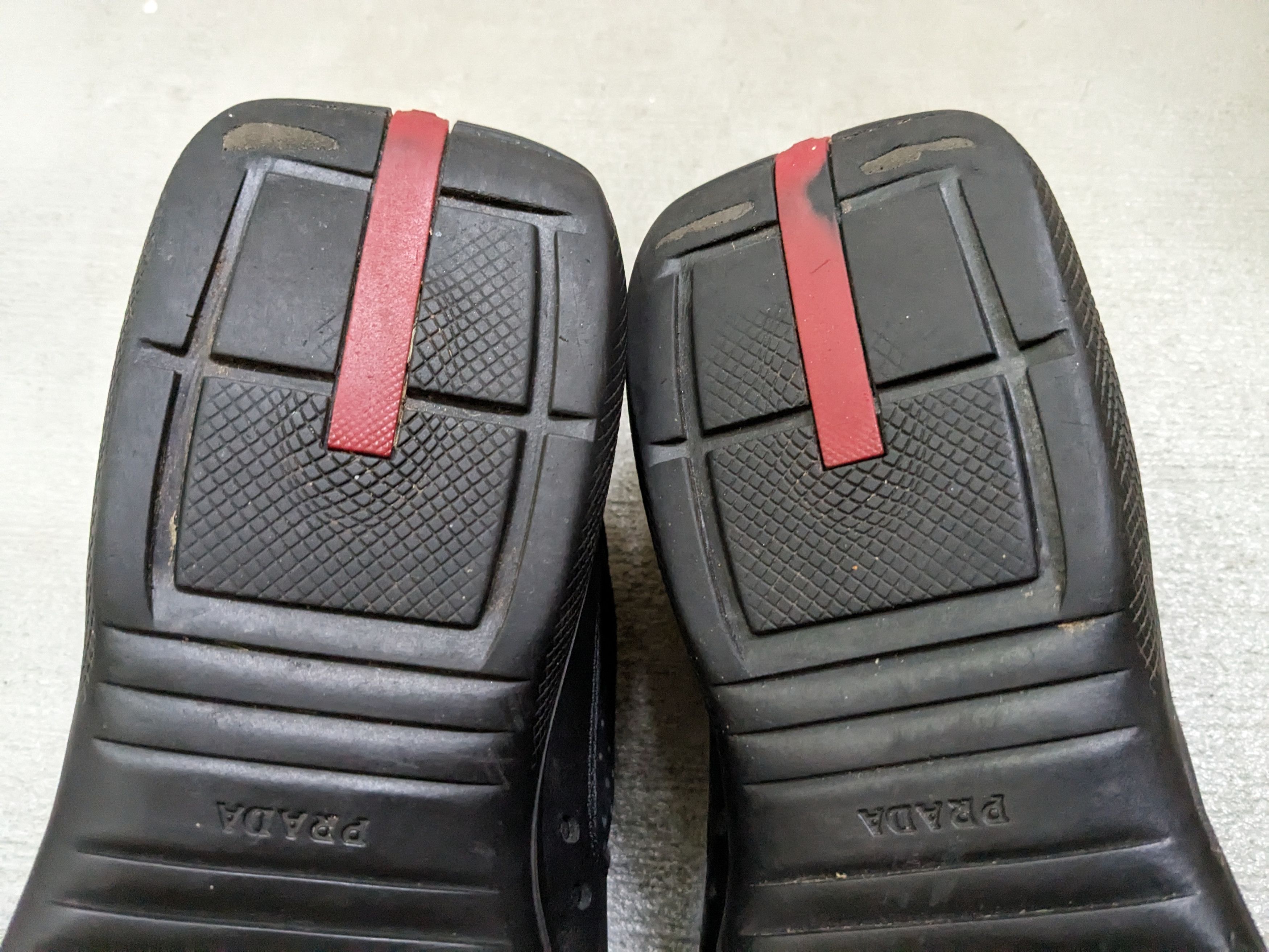 Prada Prada America's Cup Size 9.5 Black Red Leather Low Tops Size US 9.5 / EU 42-43 - 18 Thumbnail