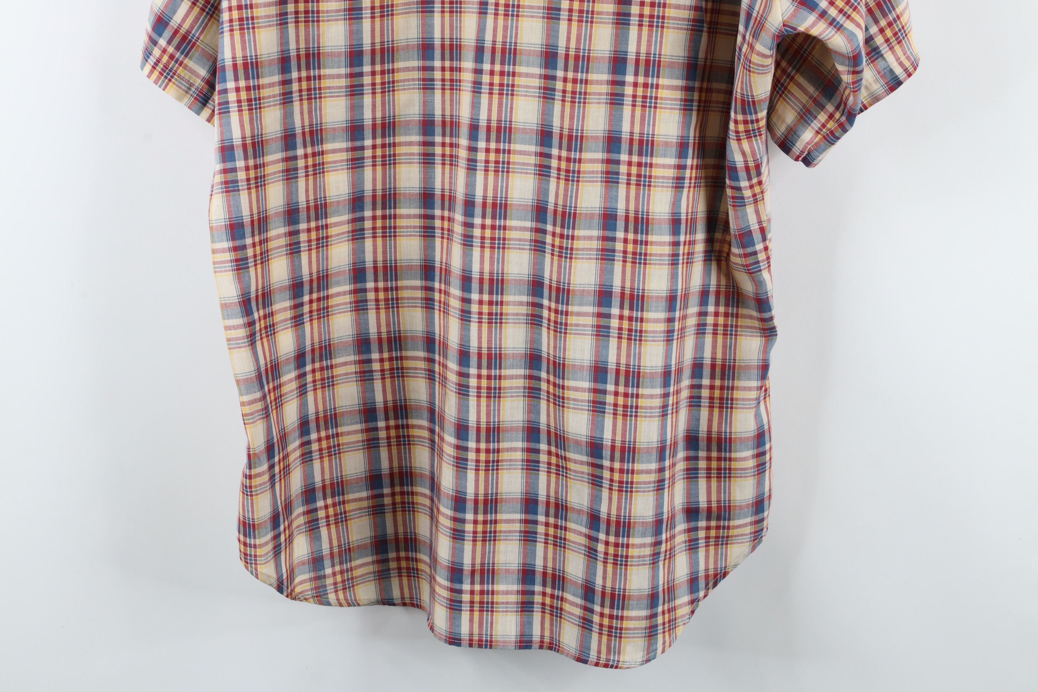 Vintage Vintage 70s Streetwear Plaid Western Button Shirt USA Size US L / EU 52-54 / 3 - 11 Thumbnail