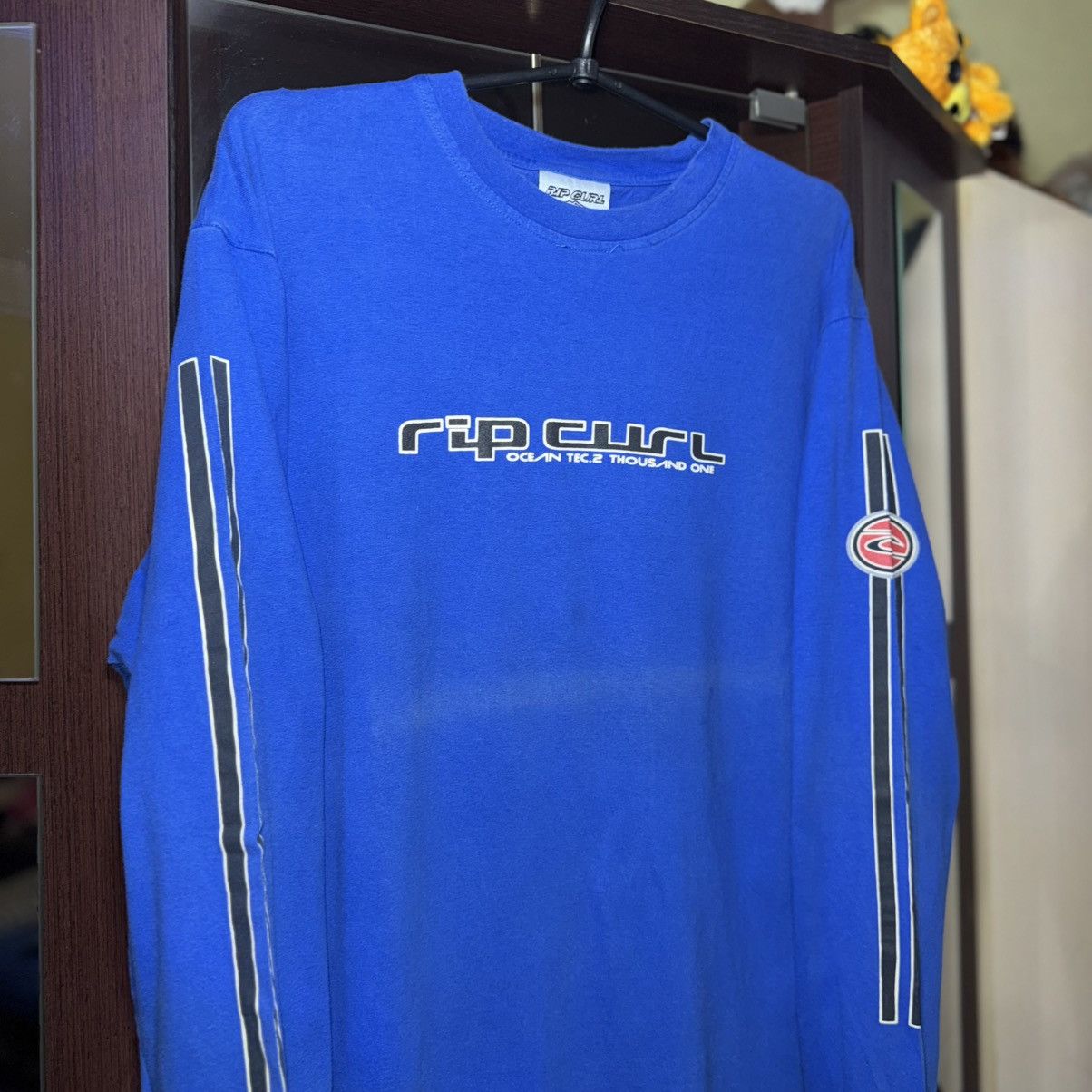 Rip Curl 🏄 Vintage 90s Rip Curl Surf Long Sleeve Size US L / EU 52-54 / 3 - 7 Thumbnail