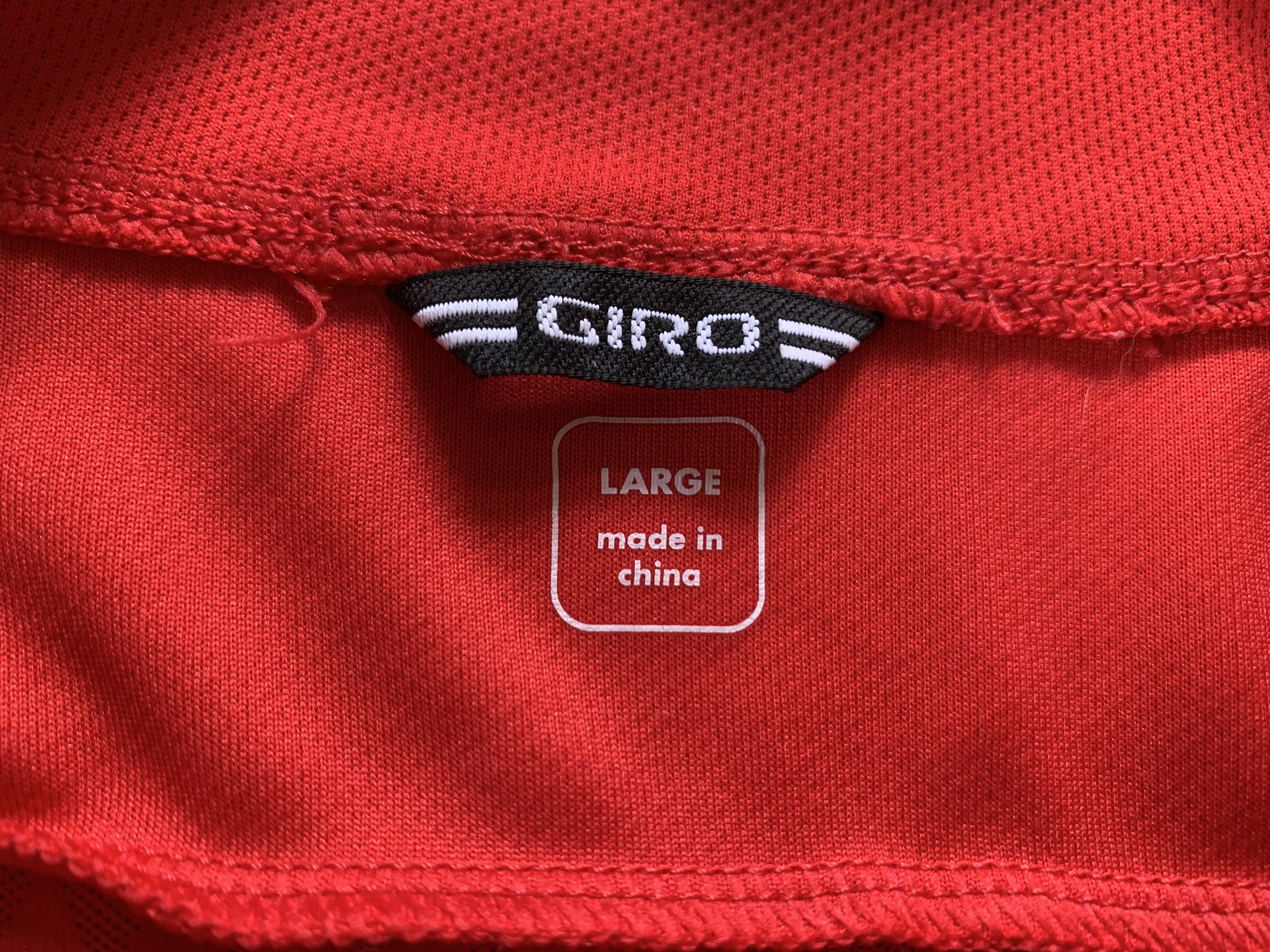 Bicycle × Giro Giro Men's Short Sleeve Full Zip Cycling Jersey Size US L / EU 52-54 / 3 - 6 Thumbnail