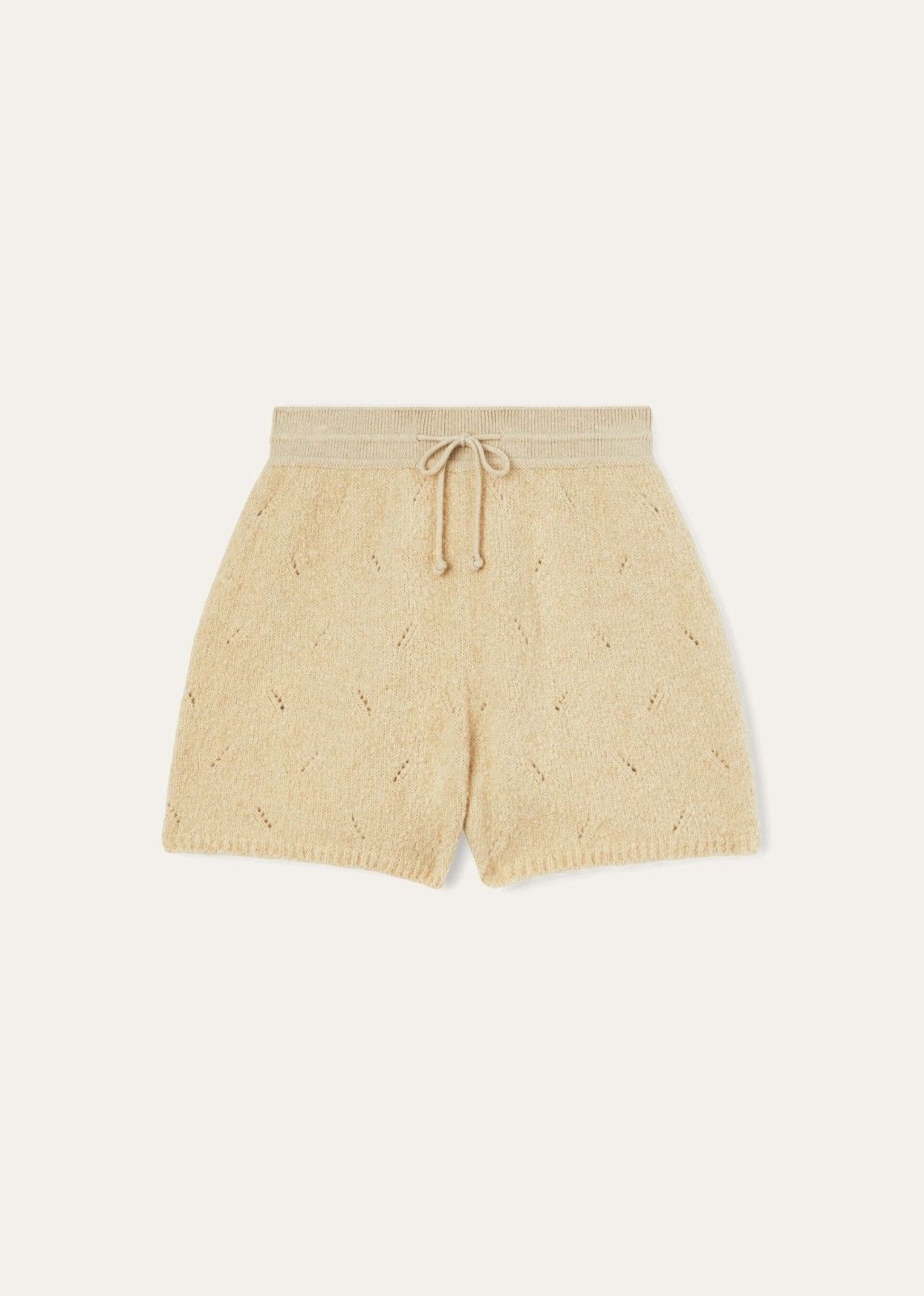 Loro Piana o1srvl11e1125 FAN1843 Cocooning Short in Beige Size 26" / US 2 / IT 38 - 1 Thumbnail