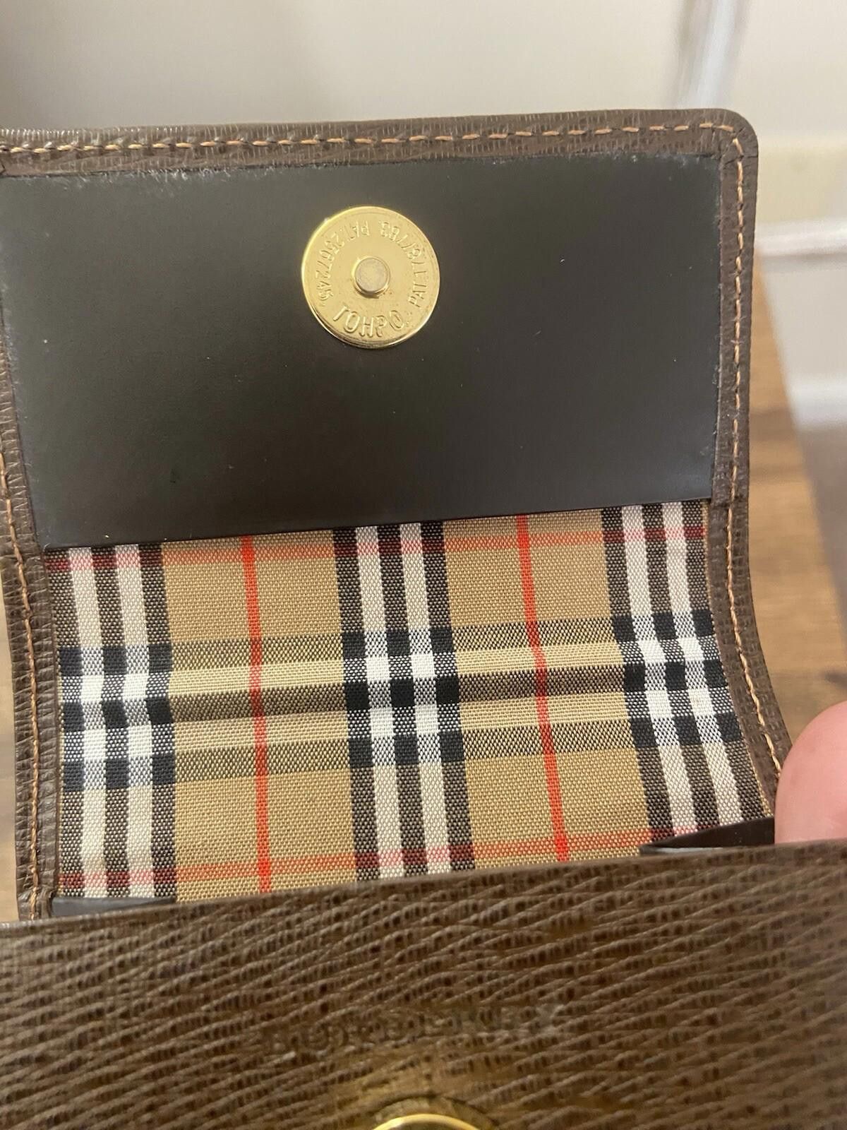 Burberry Burberry nova check brown leather cigarette case multi pouch Size ONE SIZE - 9 Thumbnail