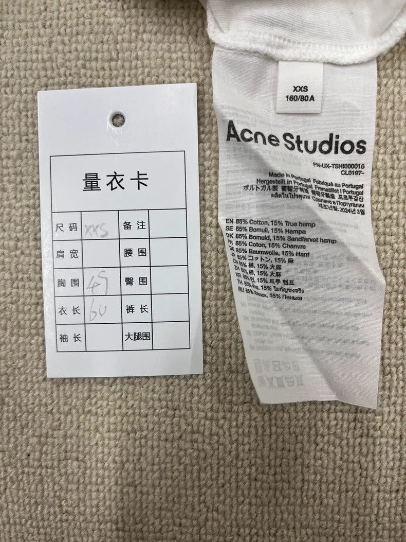 Acne Studios Acne Studios SS23 1996 Series Letter Logo Old Printed Crew Size US XXS / EU 40 - 5 Thumbnail