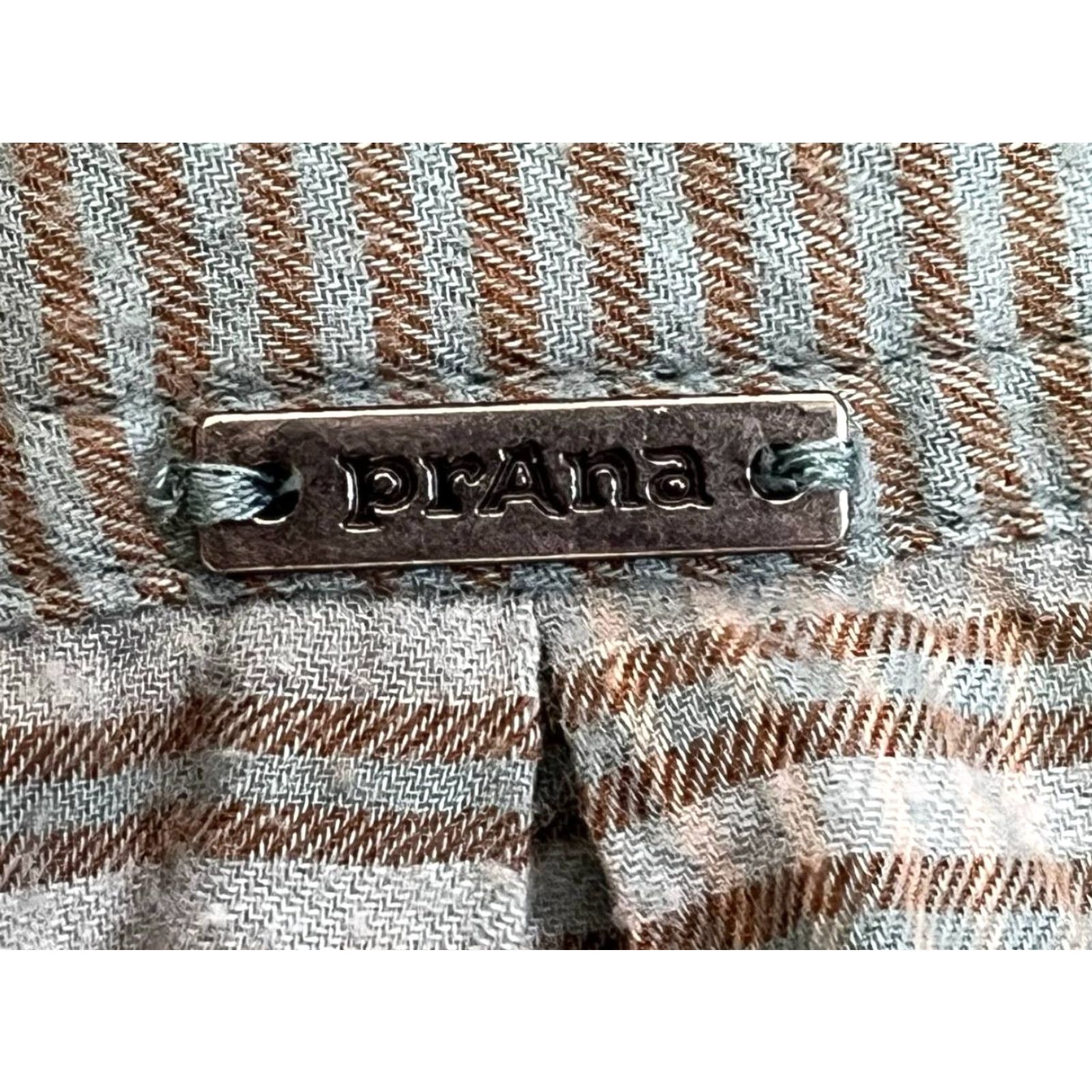 Prana prAna Striped Long Sleeve Flannel Button Down Women's XS Blouse Multicolor Shirt Womens XS Size XS / US 0-2 / IT 36-38 - 6 Thumbnail