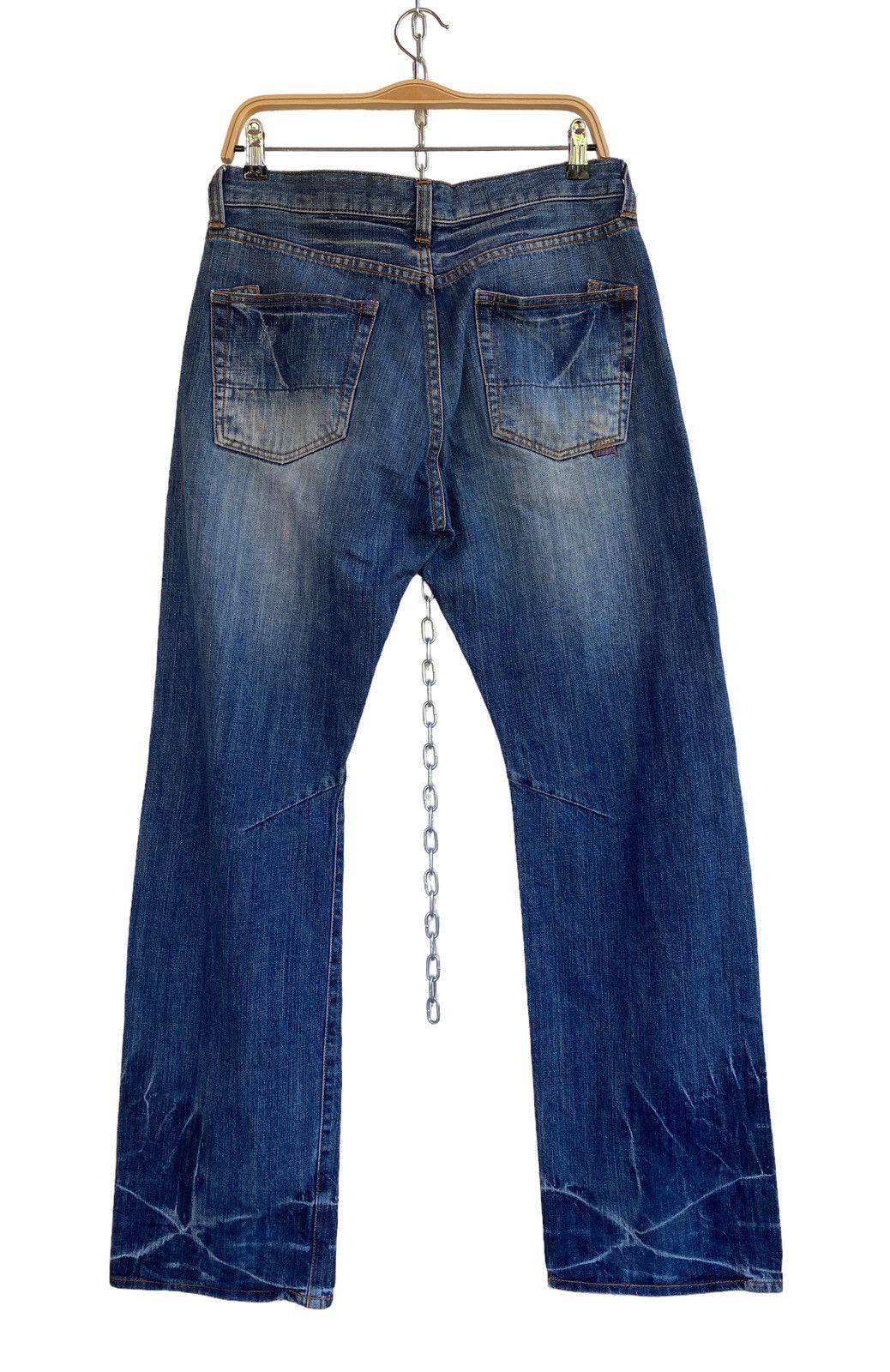 Japanese Brand Japanese Brand Flare Wide Leg Jeans Size US 32 / EU 48 - 2 Thumbnail