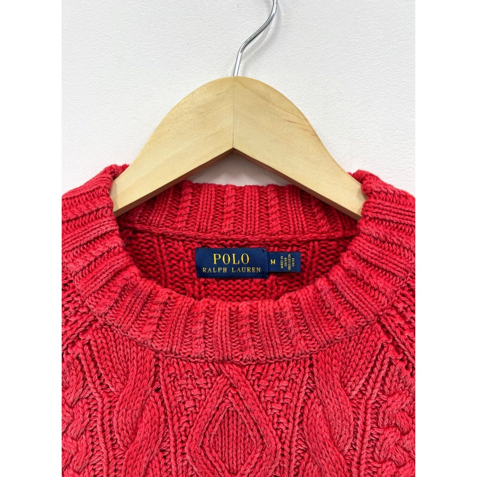 Polo Ralph Lauren Polo Ralph Lauren Sweater Mens M Red Knit Garment Dyed Pullover Men Size Size US M / EU 48-50 / 2 - 3 Thumbnail