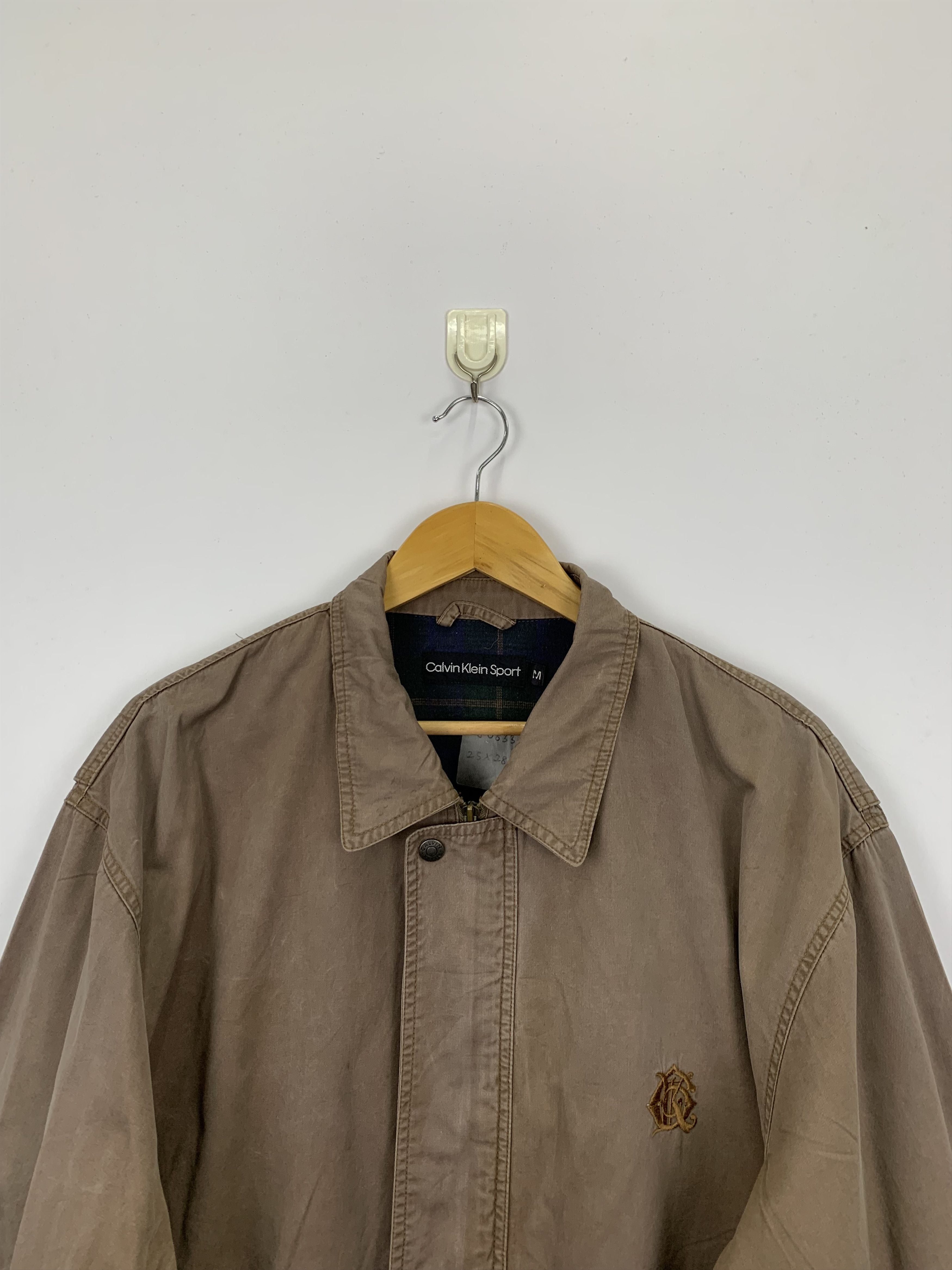 Calvin Klein Vintage 90s Calvin Klein Zipper Denim Jacket J0833 Size US M / EU 48-50 / 2 - 2 Thumbnail