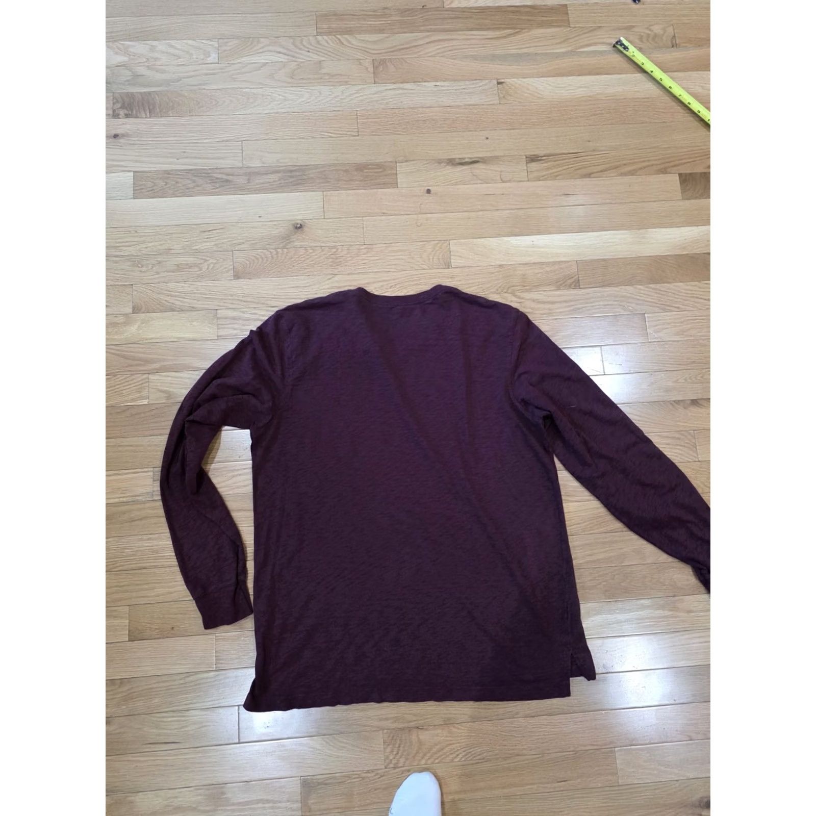 George George Mens Long Sleeve Crew Neck Burgundy L 42-44 Red Pullover Sweater Mens Size US L / EU 52-54 / 3 - 2 Thumbnail