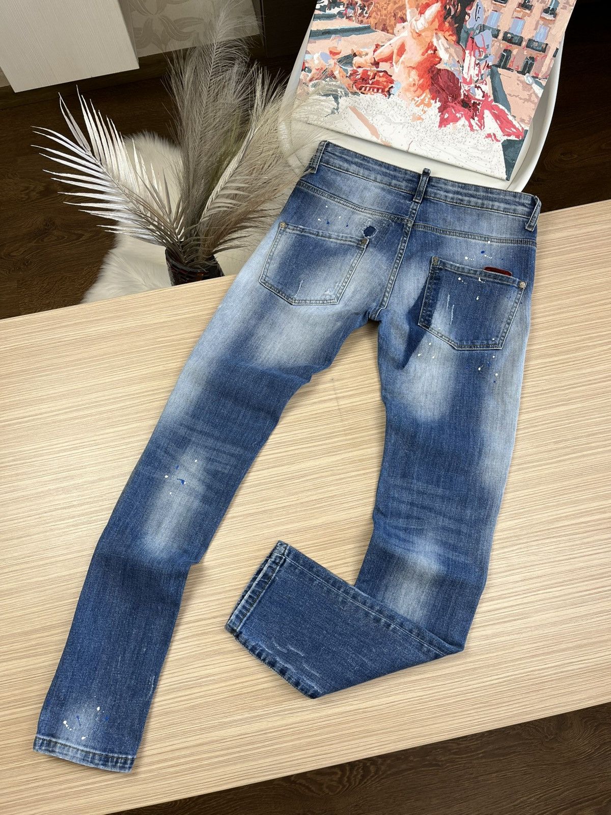 Designer × Dsquared2 DSQUARED2 Jean Denim Pants Jeans Distressed Style Size US 30 / EU 46 - 5 Thumbnail