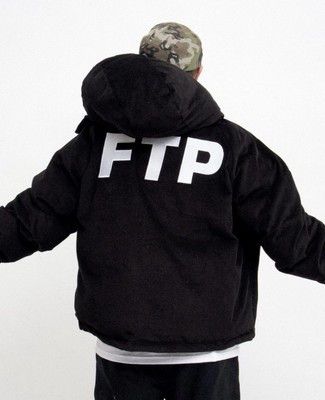 Fuck The Population FTP Corduroy reversible puffer Size US M / EU 48-50 / 2 - 4 Thumbnail