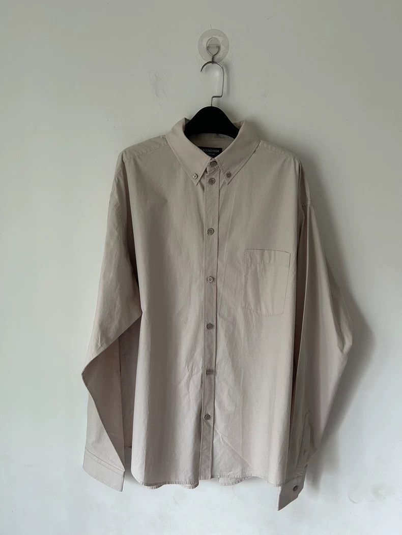 Balenciaga Balenciaga size 37 Lapel poplin long-sleeve shirt Size US XS / EU 42 / 0 - 1 Thumbnail
