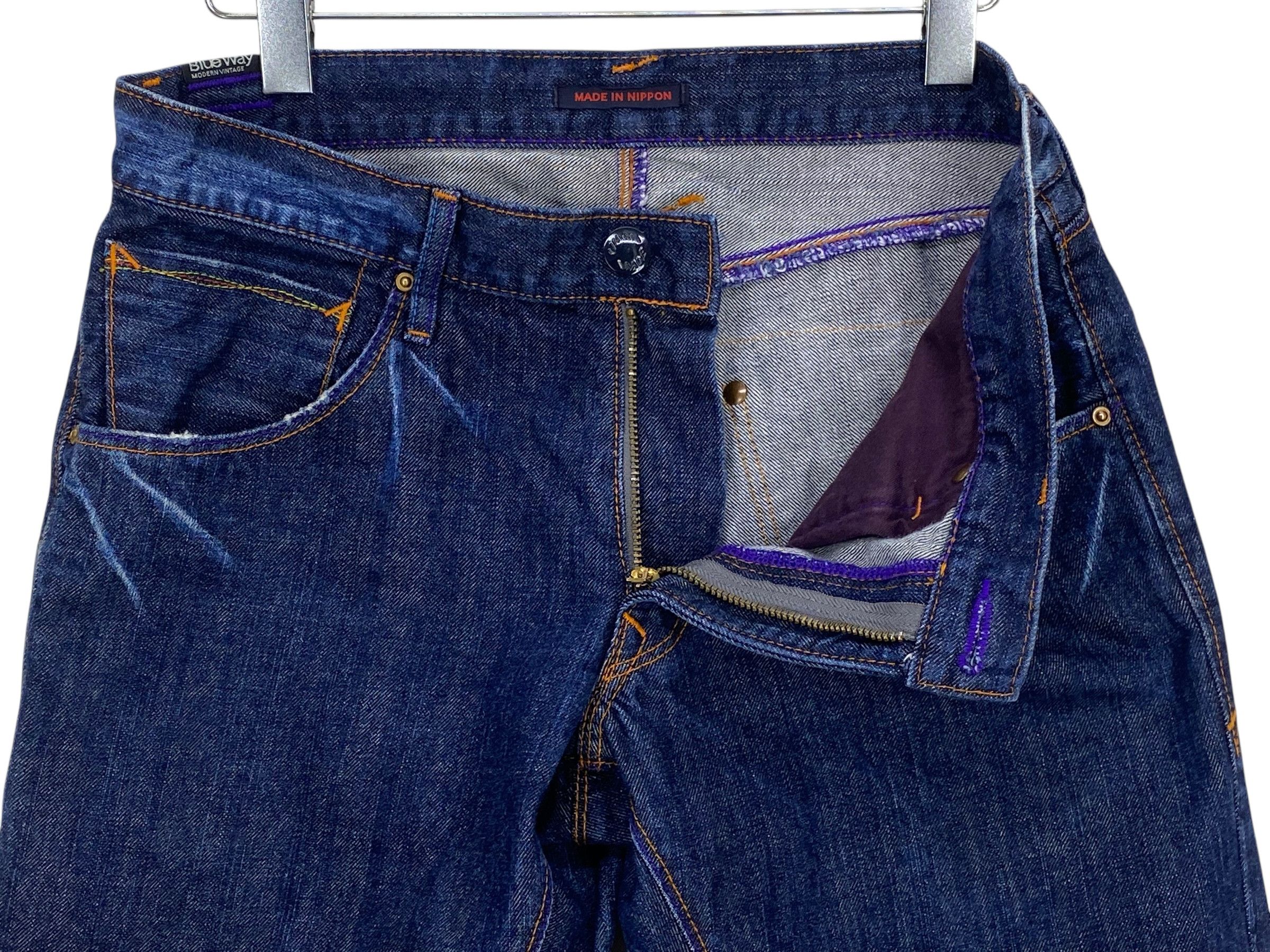 If Six Was Nine × Japanese Brand BlueWay Denim Flare Japanese Workwear Jeans Size US 32 / EU 48 - 8 Thumbnail