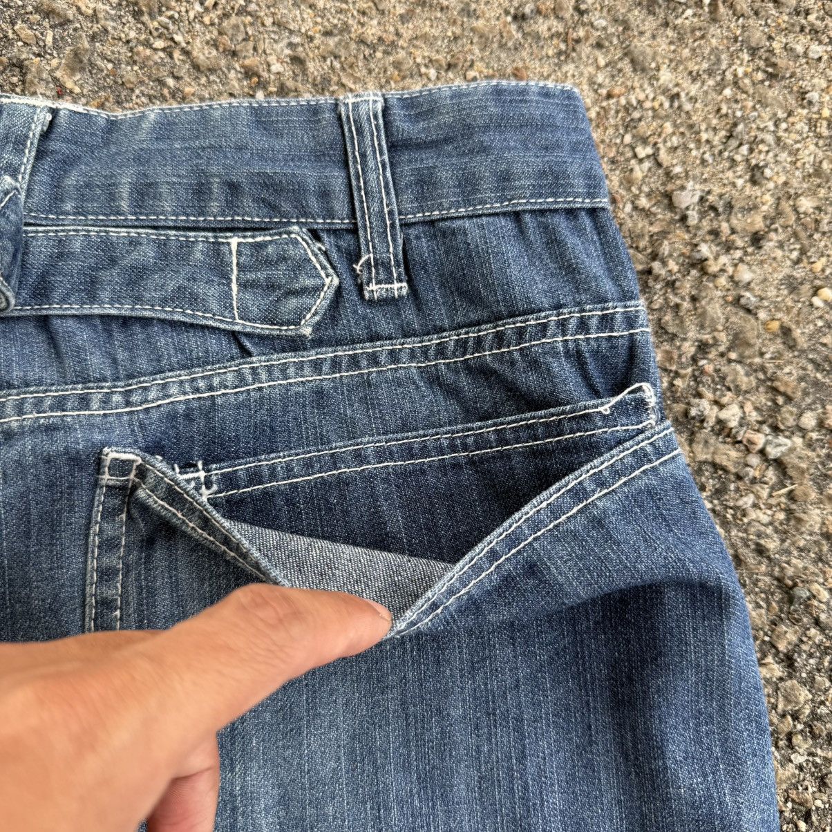 Japanese Brand W32 Vintage Hanjiva Bush Pants Faded Denim Jean Pants Size US 32 / EU 48 - 12 Thumbnail