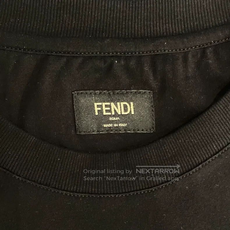 Fendi Fendi Black Short Sleeve T-Shirt Size US M / EU 48-50 / 2 - 6 Thumbnail