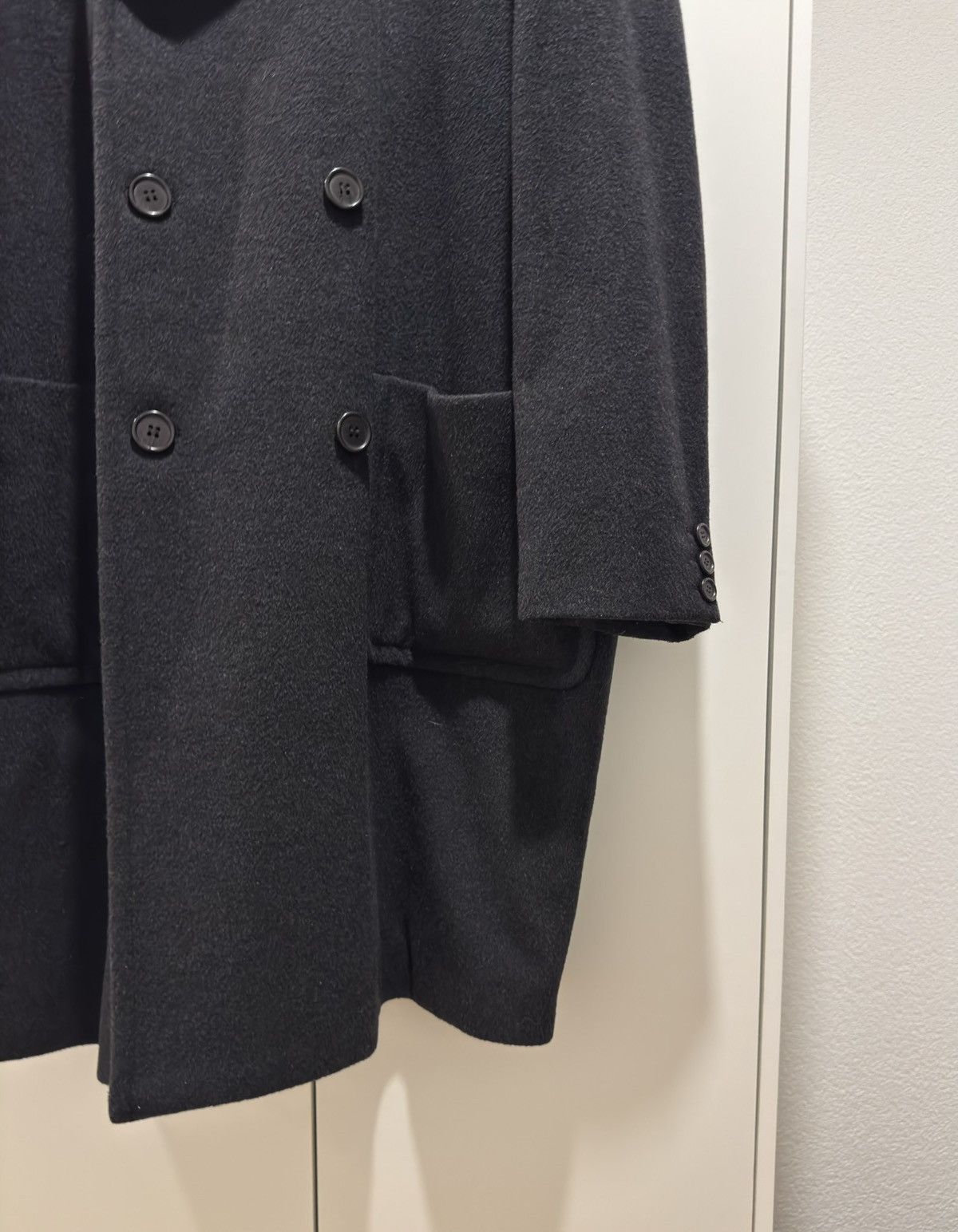 Dolce & Gabbana Dolce & Gabbana Double Chest Black Wool Coat Size US M / EU 48-50 / 2 - 5 Thumbnail