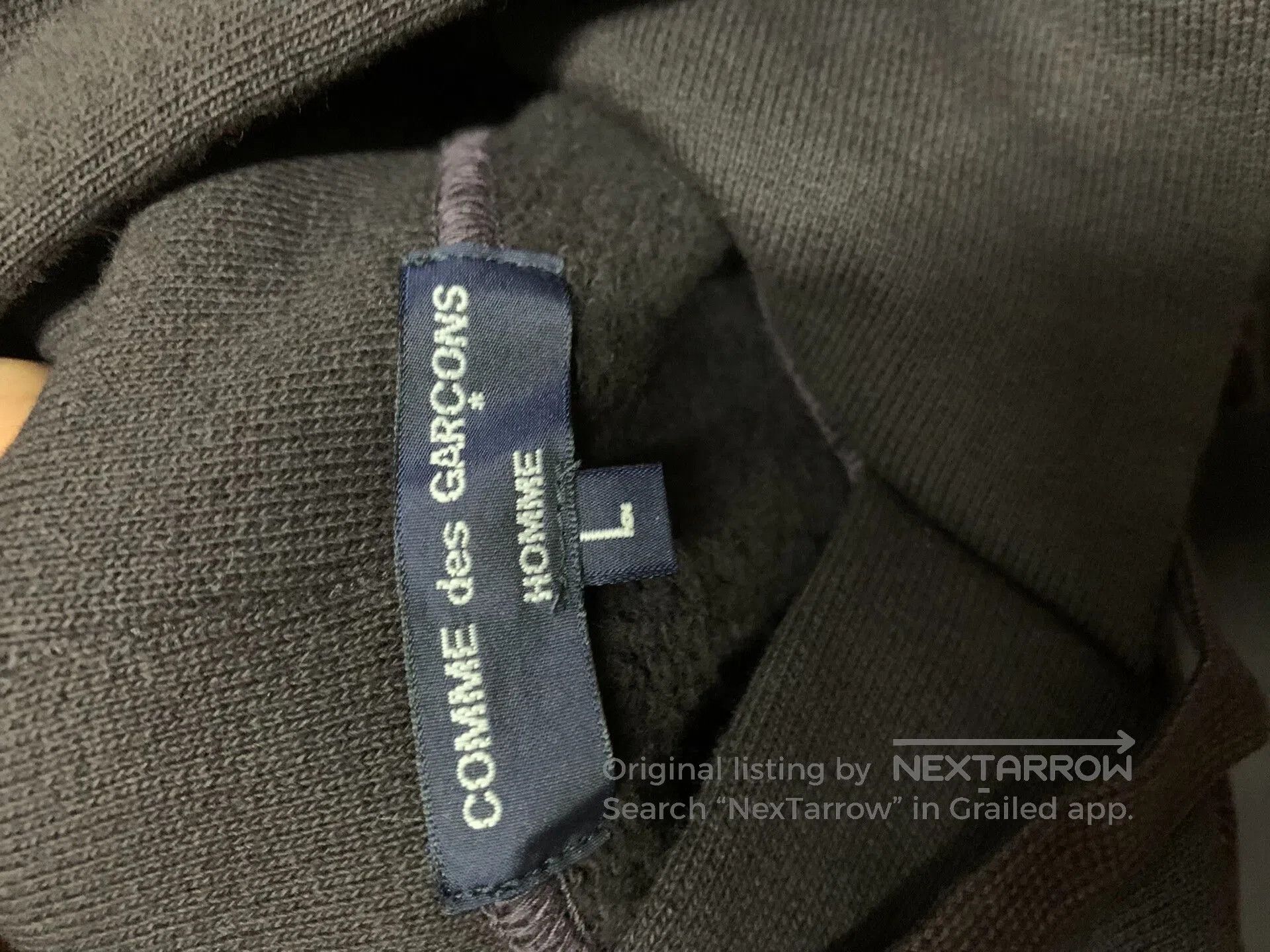 CDG by Comme des Garcons cdg homme black purple hoodie sweatshirt. Size US L / EU 52-54 / 3 - 3 Thumbnail