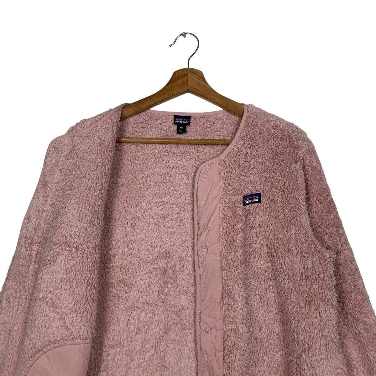 Patagonia PATAGONIA Snap Button Pink Fleece Women’s Jacket #1588-C71 Size XXL / US 16-18 / IT 52-54 - 8 Thumbnail