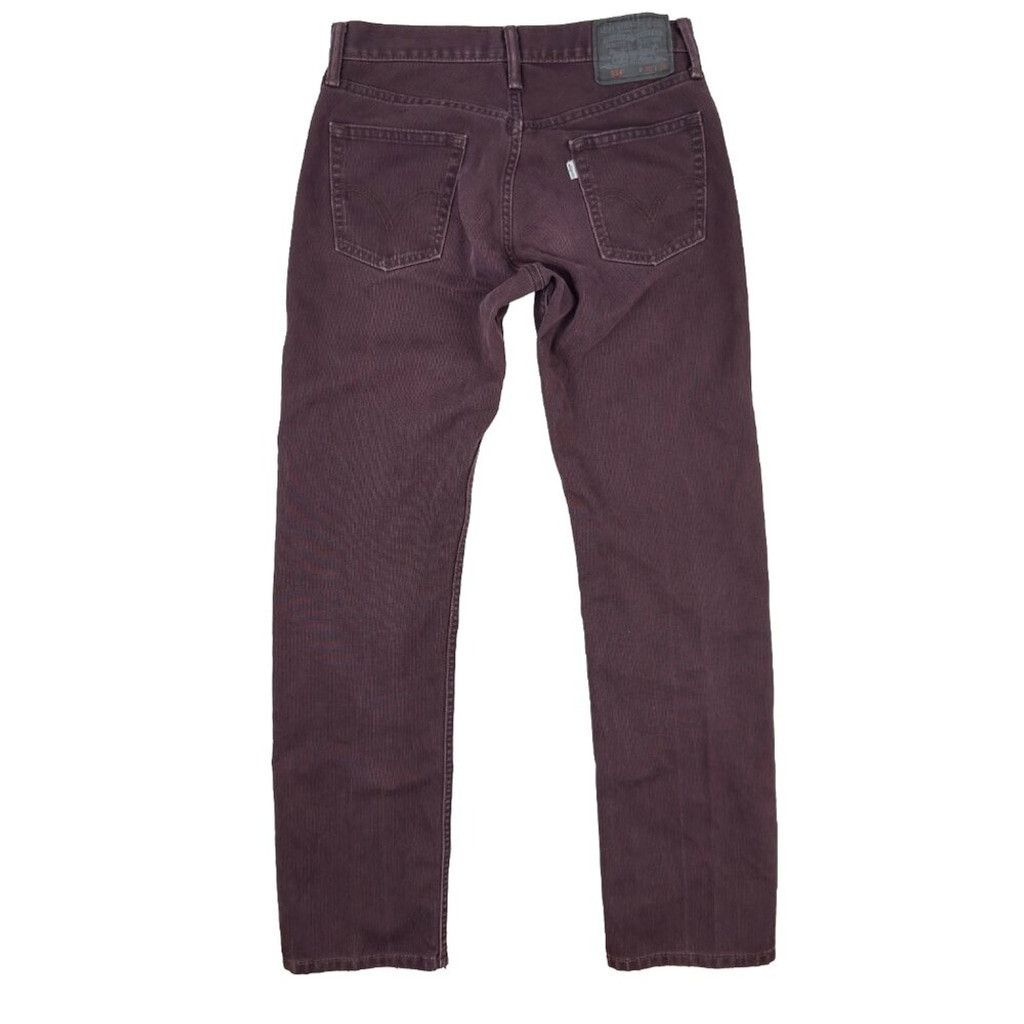 Levi's LEVI'S 514 sz 30 X 32 Straight Burgundy Corduroy Pants Size US 30 / EU 46 - 2 Thumbnail
