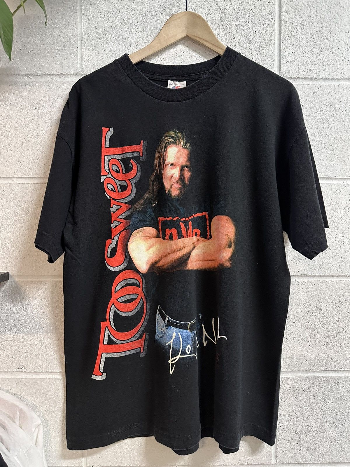 image of Vintage x Wwe 90’S Nwo Kevin Nash T-Shirt in Black, Men's (Size XL)