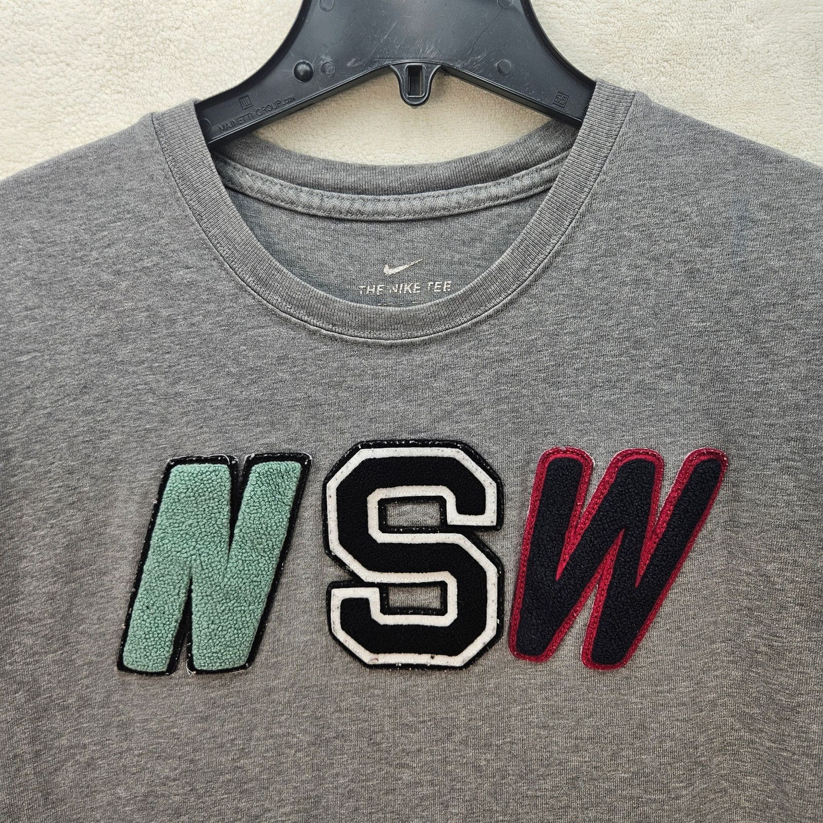 Nike NIKE WOMEN'S LARGE TALL HEATHER GREY T SHIRT Size L / US 10 / IT 46 - 2 Thumbnail