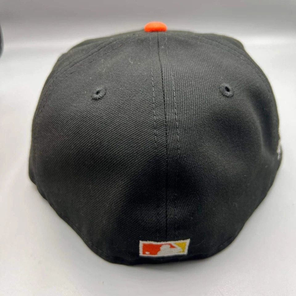 New Era Houston Astros Hat Men 7 3/8 59Fifty New Era MLB Fitted Cap Size ONE SIZE - 7 Thumbnail
