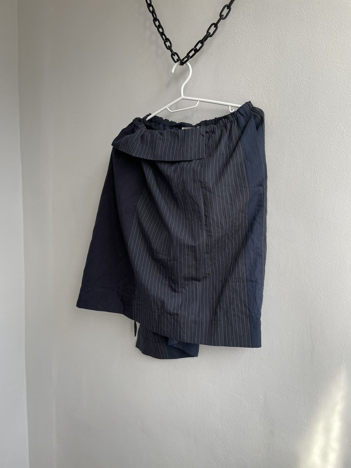 Stella McCartney Stella McCartney Women Dark Blue Skirt Wool Zip Bodycon Wrap Size 27" / US 4 / IT 40 - 7 Thumbnail