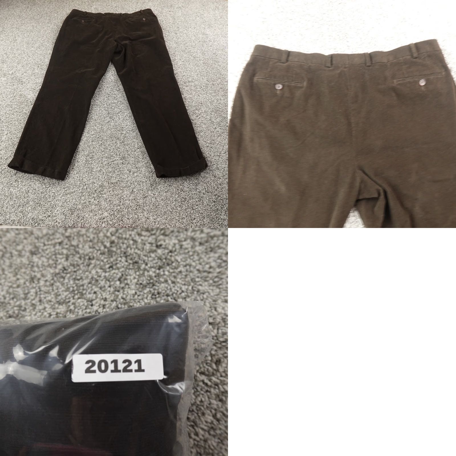 Ralph Lauren Ralph Lauren Pants Mens 42X30 Corduroy Chino Trouser Slacks Pleated Cuffed Brown Shirt/Slacks? Size US 42 / EU 58 - 8 Thumbnail