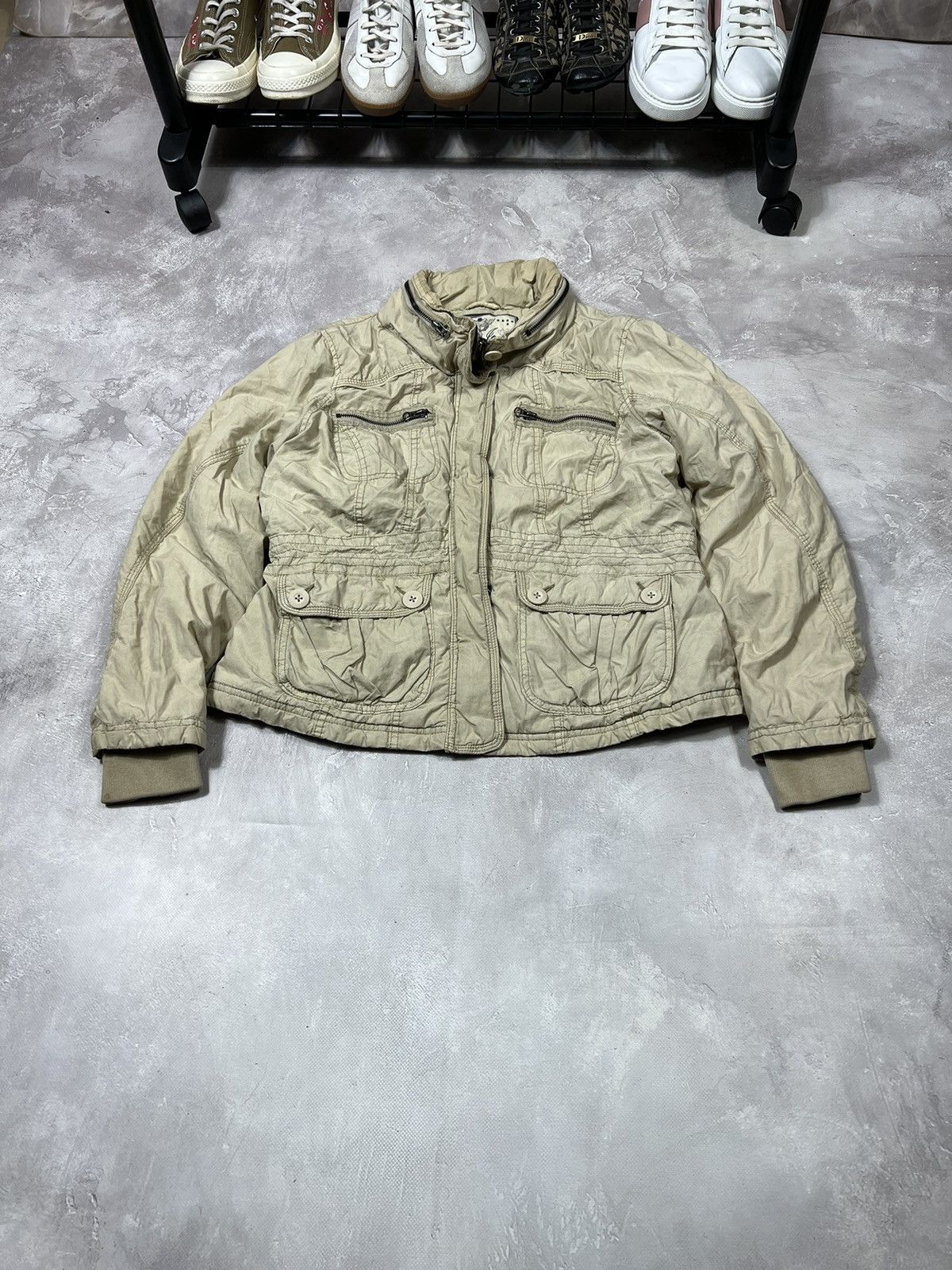 Other Avant-Garde Japanese Y2k Fur Cropped Jacket Size S / US 4 / IT 40 - 3 Thumbnail