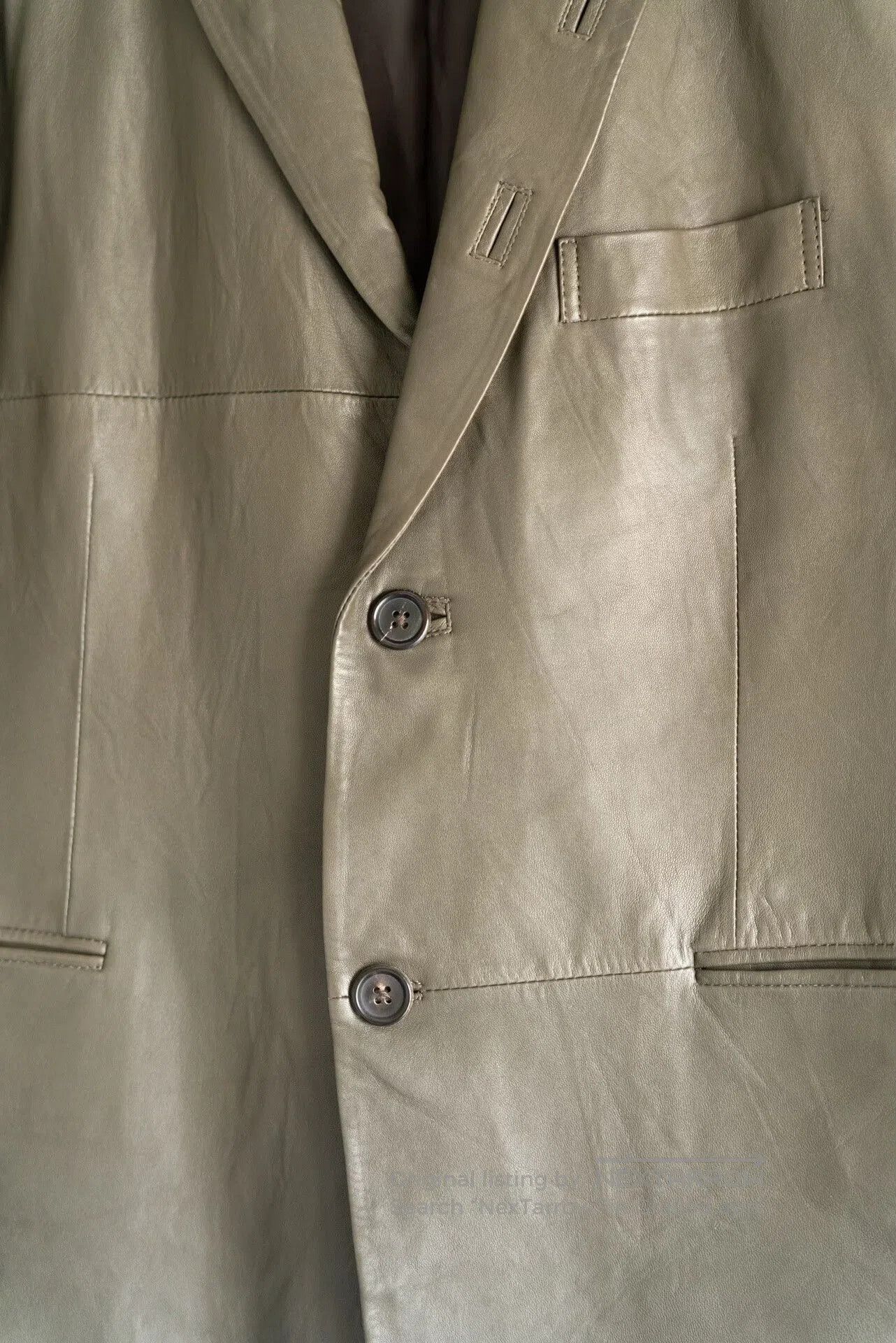 Yohji Yamamoto yohji yamamoto leather blazers jacket. Size US M / EU 48-50 / 2 - 5 Thumbnail