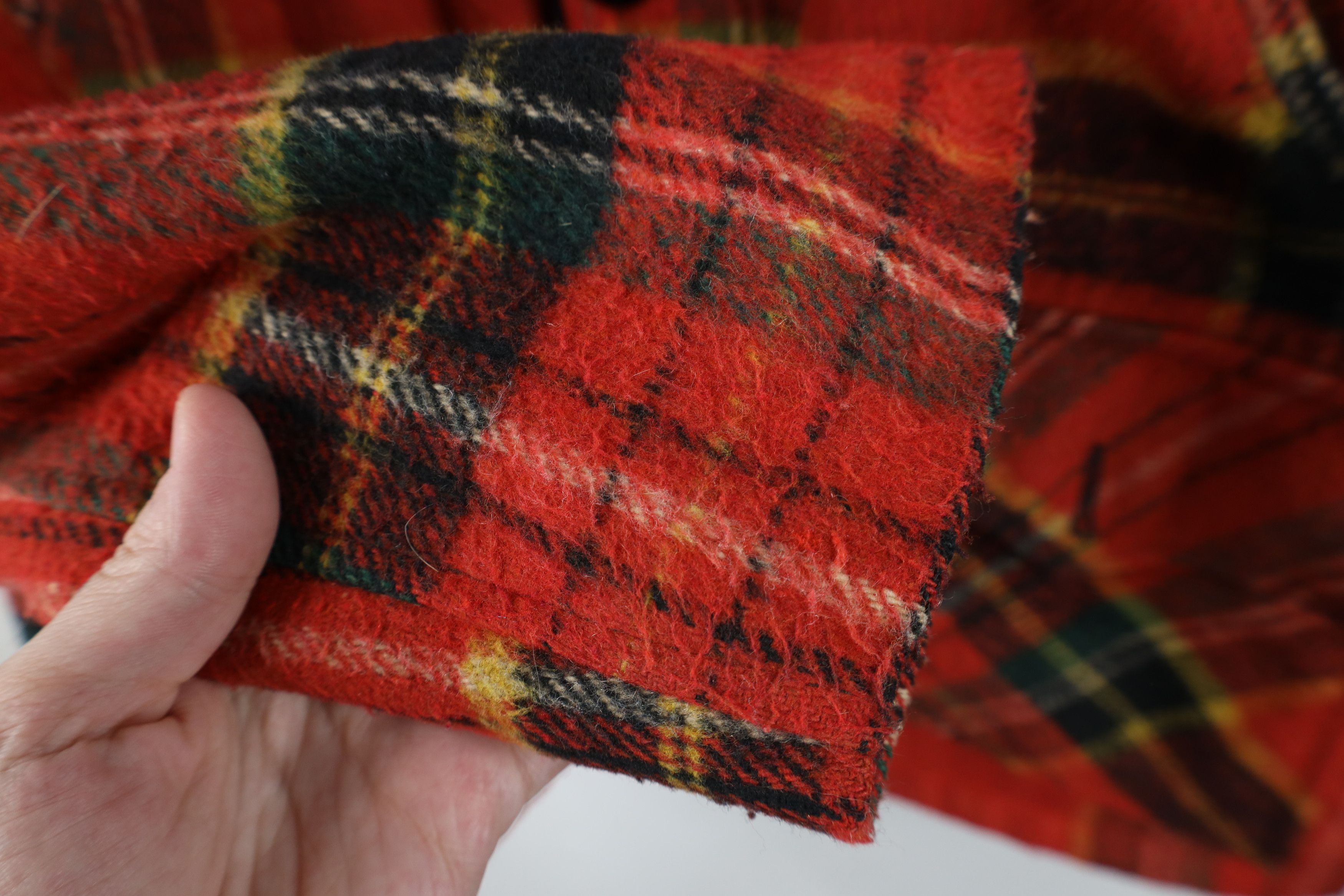 Vintage Vintage 70s Streetwear Fleece Lined Wool Button Jacket USA Size US L / EU 52-54 / 3 - 8 Thumbnail