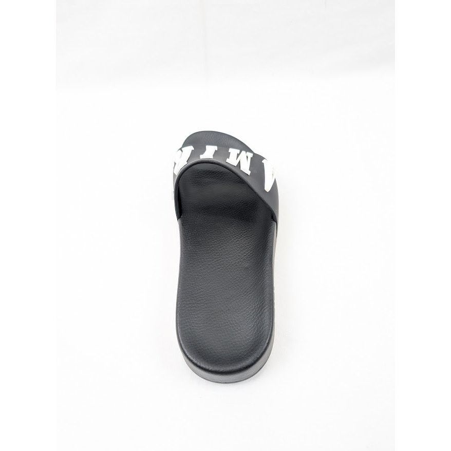 Amiri o1rshd1 Logo Pool Slide Slipper in Black/White Size US 7 / EU 40 - 11 Thumbnail