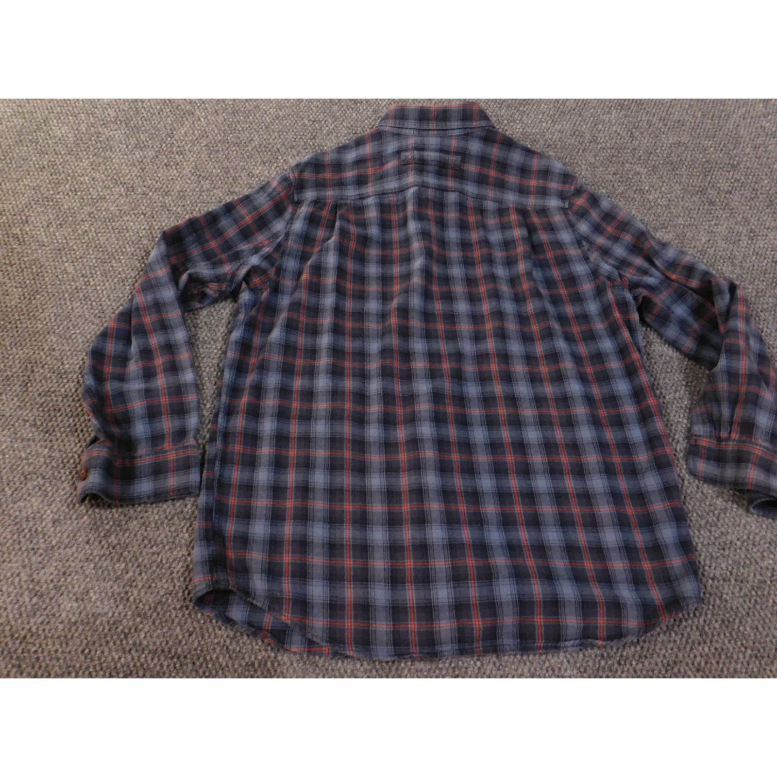 Vintage Duluth Flannel Shirt L Slim Blue Plaid Cotton Button-Up Outdoor Mens Size US L / EU 52-54 / 3 - 6 Thumbnail