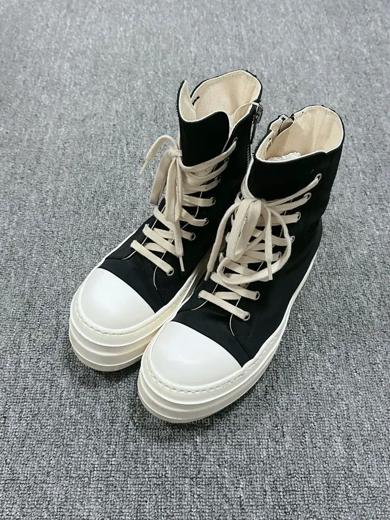 Rick Owens Rick Owens Top-tier thick sole Converse Size US 5.5 / EU 38 - 4 Thumbnail