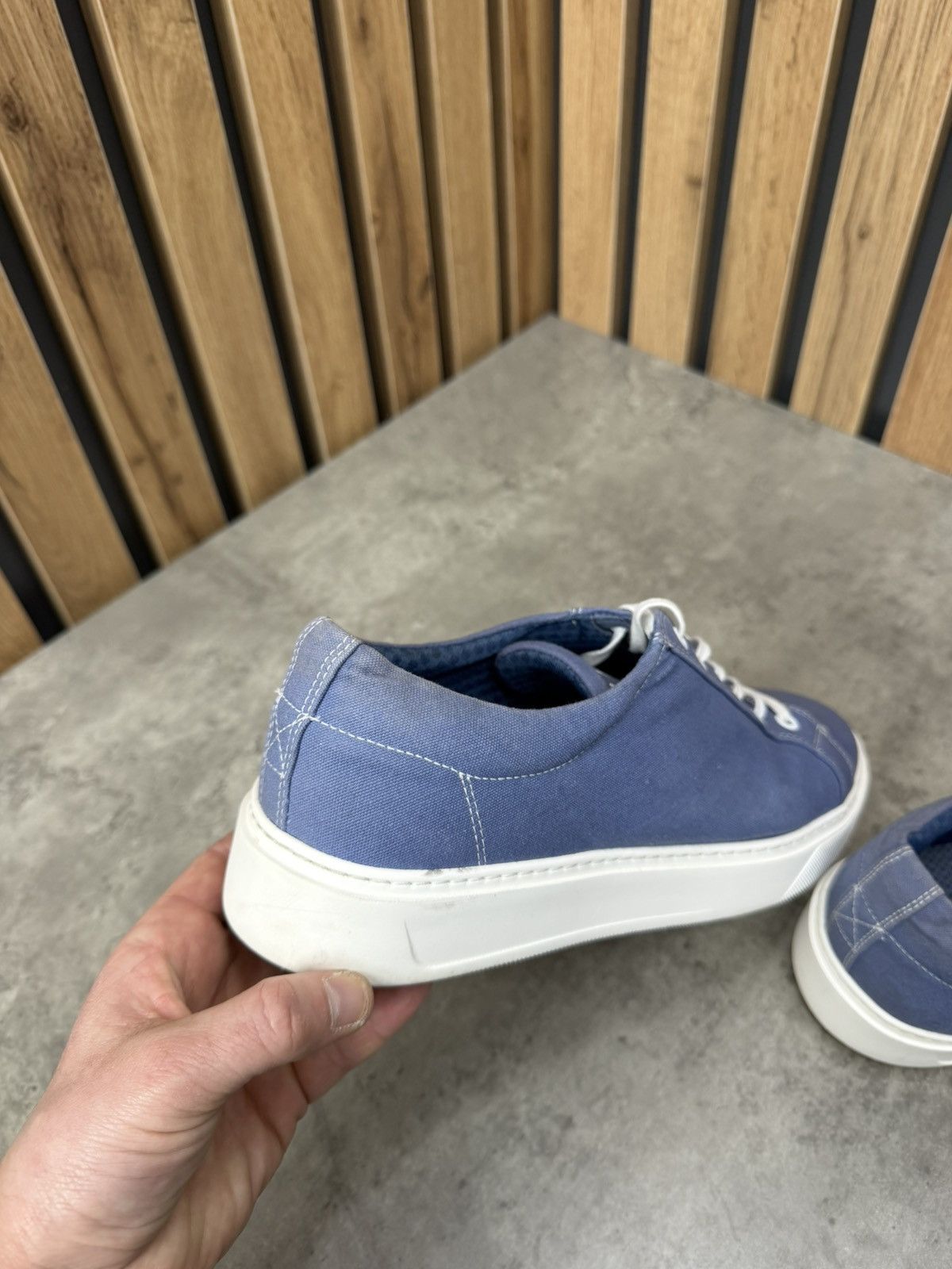Boggi Boggi Milano Blue Sneaker’s Men’s Size 44 Size US 10.5 / EU 43-44 - 14 Thumbnail