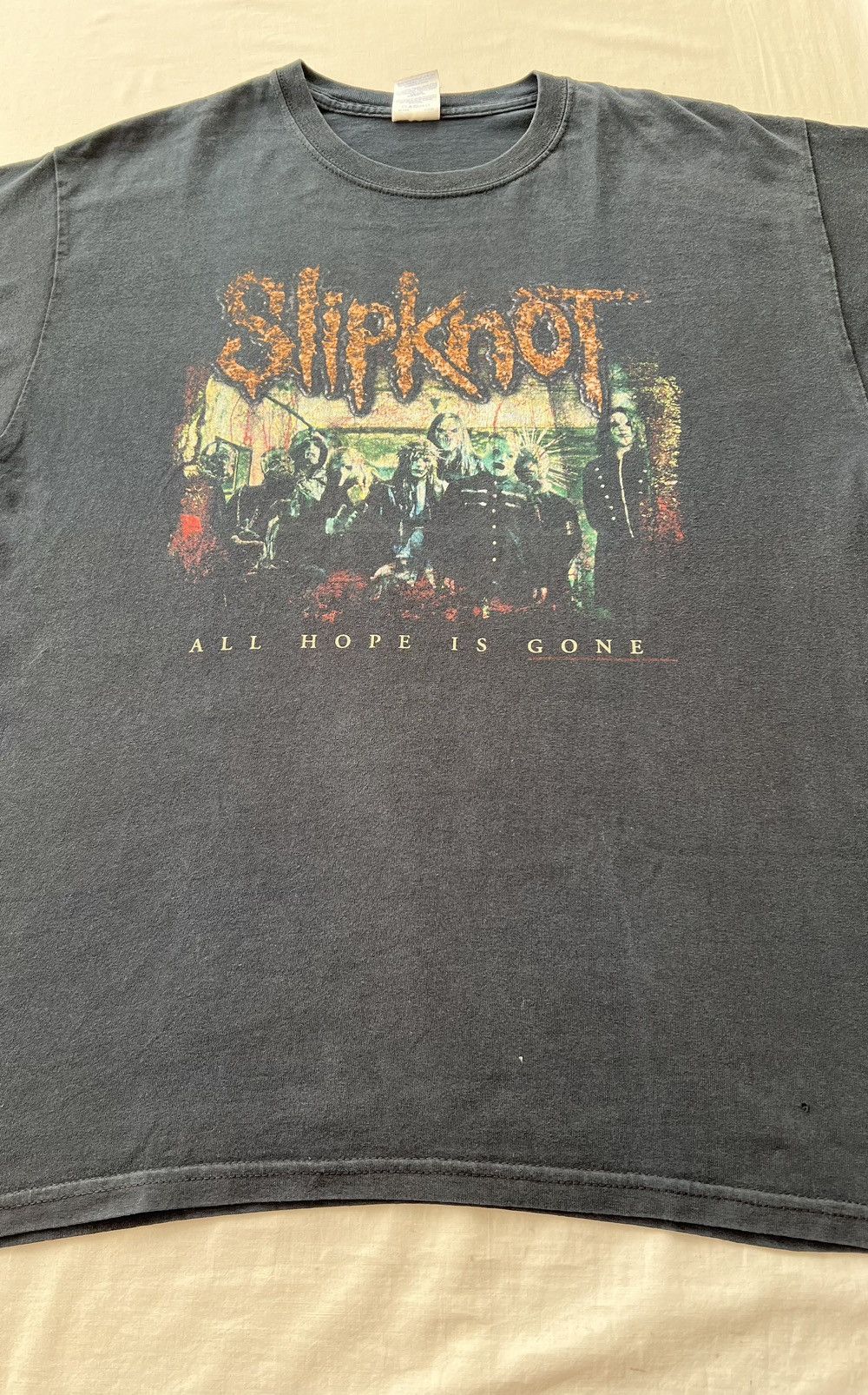 Band Tees Vintage 2008 Slipknot All Hope Is Gone Nu Metal Band T-shirt Size US L / EU 52-54 / 3 - 6 Thumbnail