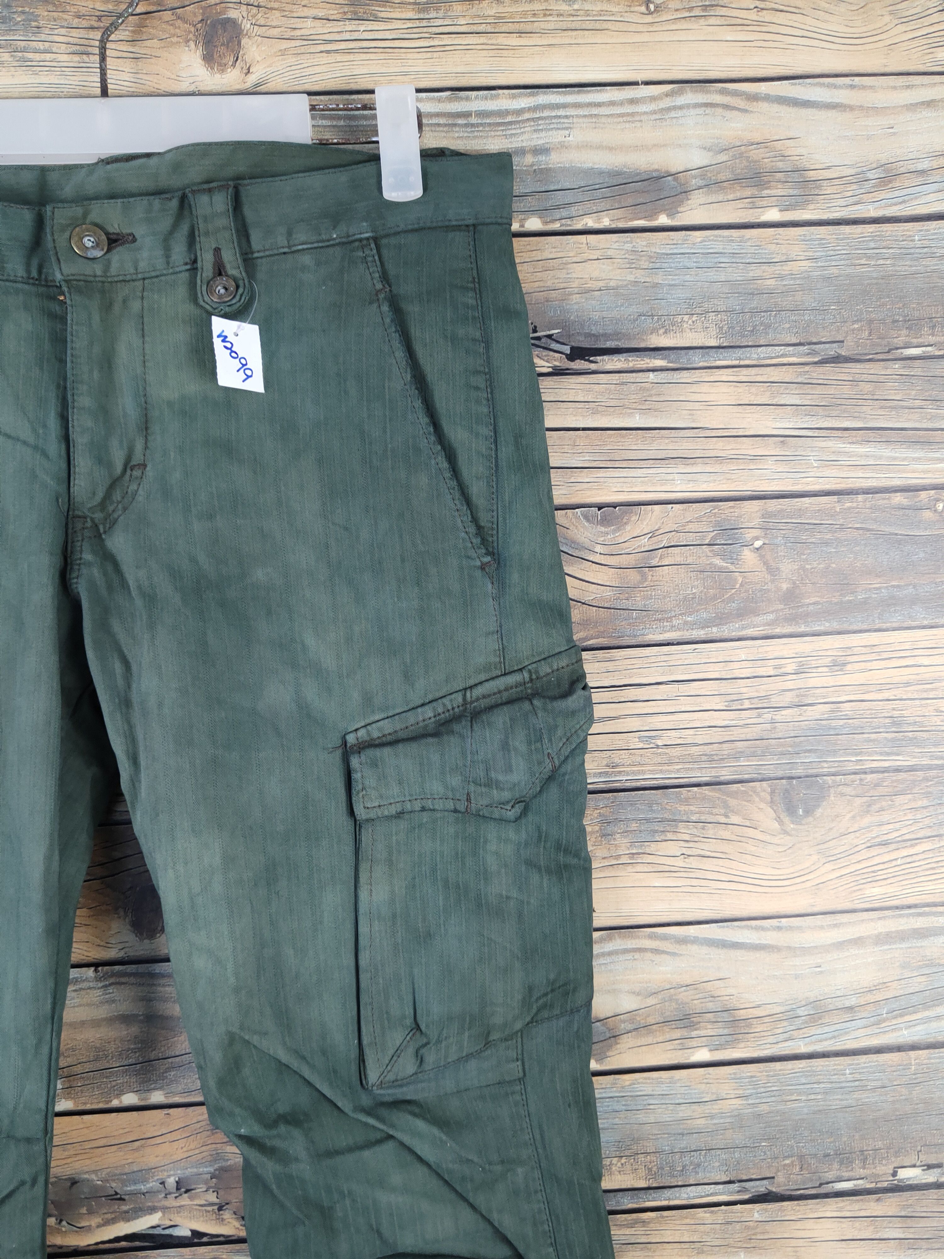 BIGI Bigi Green faded Multipocket Tactical Cargo Pants #W2099 Size US 31 - 5 Thumbnail