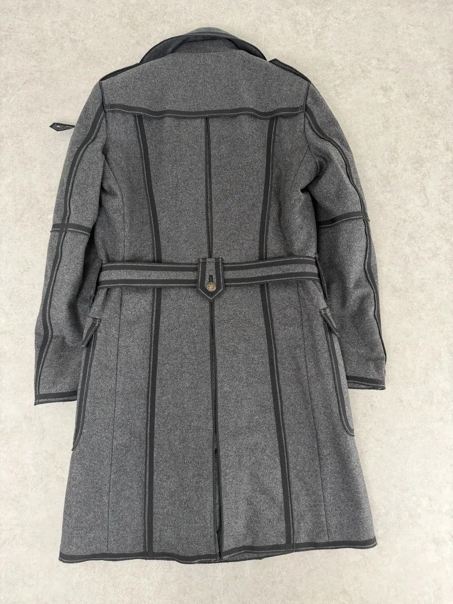 Dolce & Gabbana AW2009 Dolce & Gabbana Grey Wool Officer Trench Coat Size US M / EU 48-50 / 2 - 3 Thumbnail