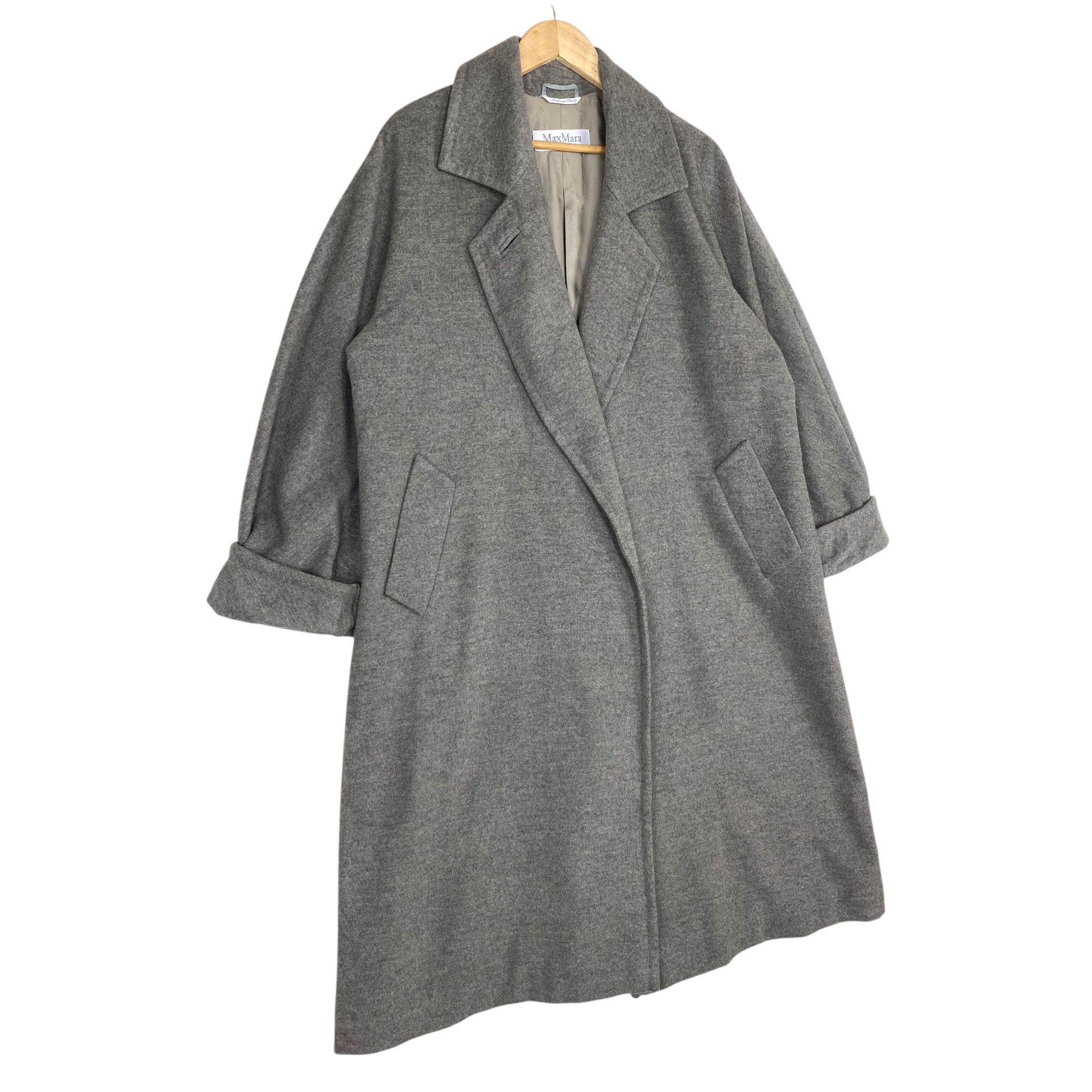 Max Mara STEAL💥MAX MARA LONG COAT JACKET Size M / US 6-8 / IT 42-44 - 3 Thumbnail