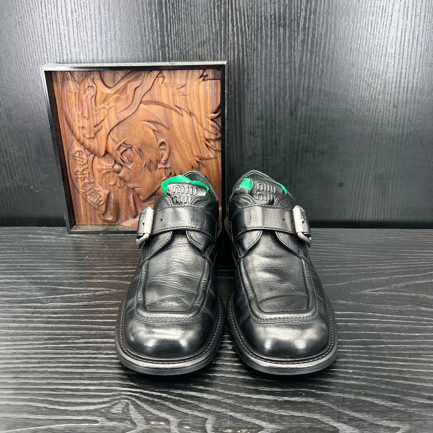 Miu Miu MIU MIU Leather Buckle Dress Shoes Women's 36 Near New Size US 5.5 / IT 35.5 - 4 Thumbnail